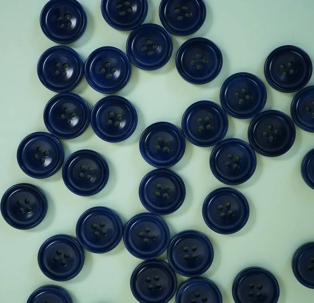 Midnight 3/4" Corozo Nut Buttons (set of 6)