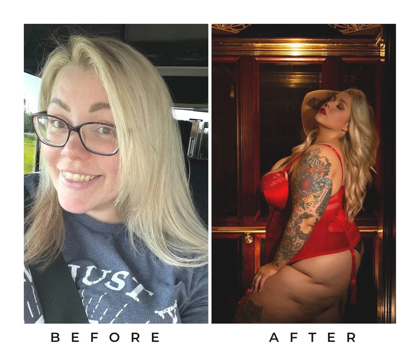 red-lingerie-boudoir-before-after