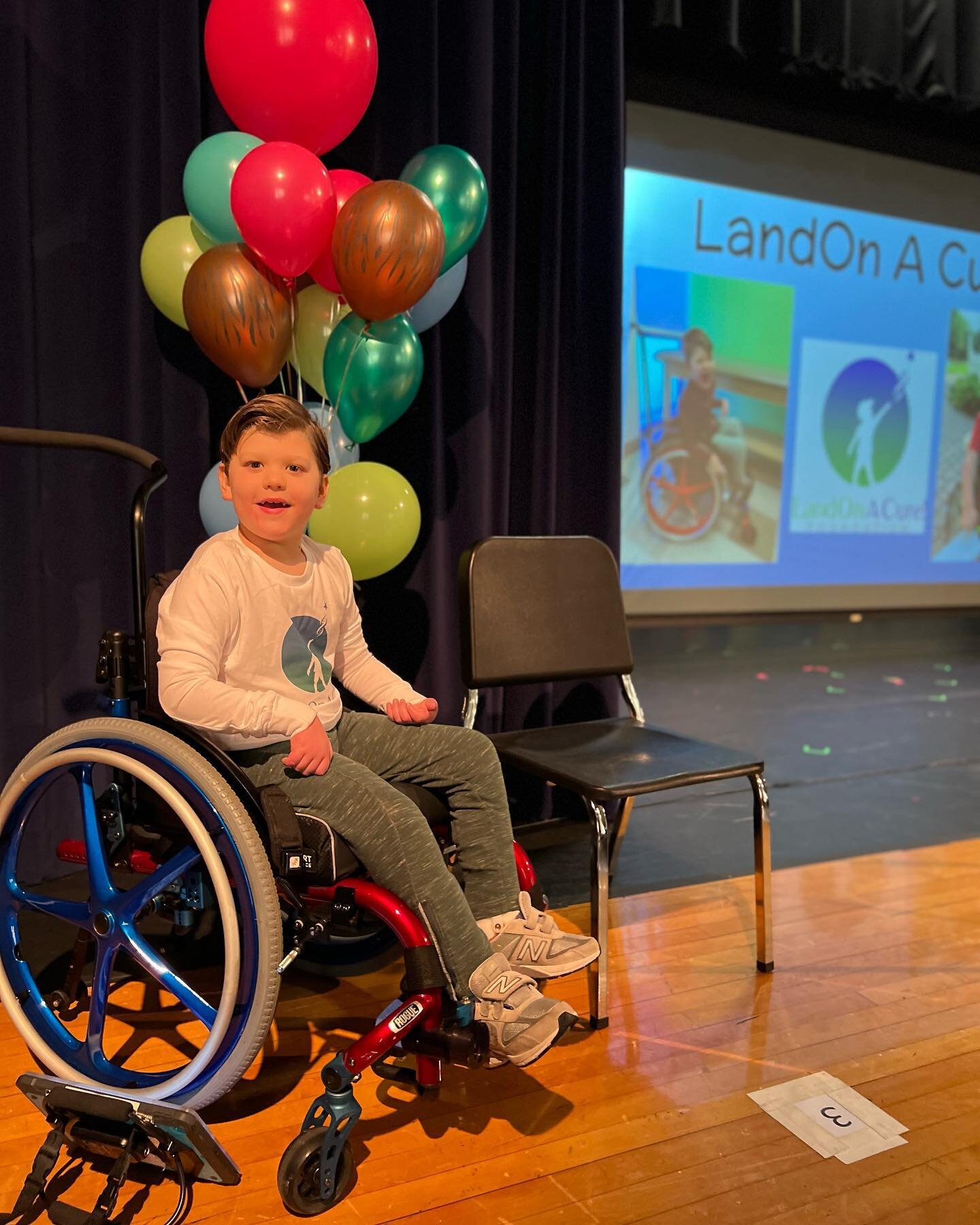 Thank you everyone who came out to support Landon &amp; the rare disease community last week for Rare Disease Day! A HUGE thank you to @hastings.middle.school students &amp; @allisontomlin34 for the amazing rare disease day assembly to spread awarene