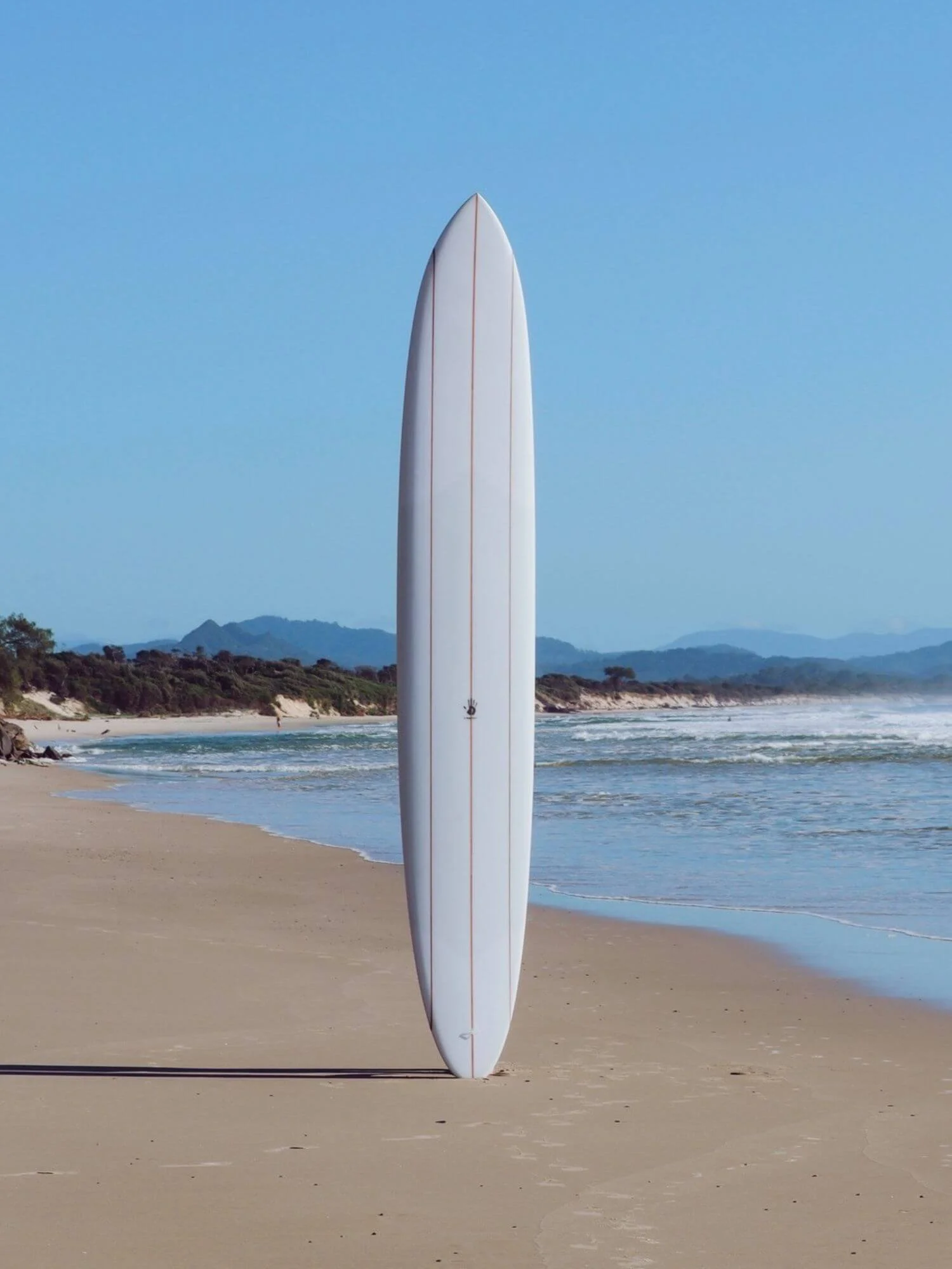 Single fin glider surfboard 12'
