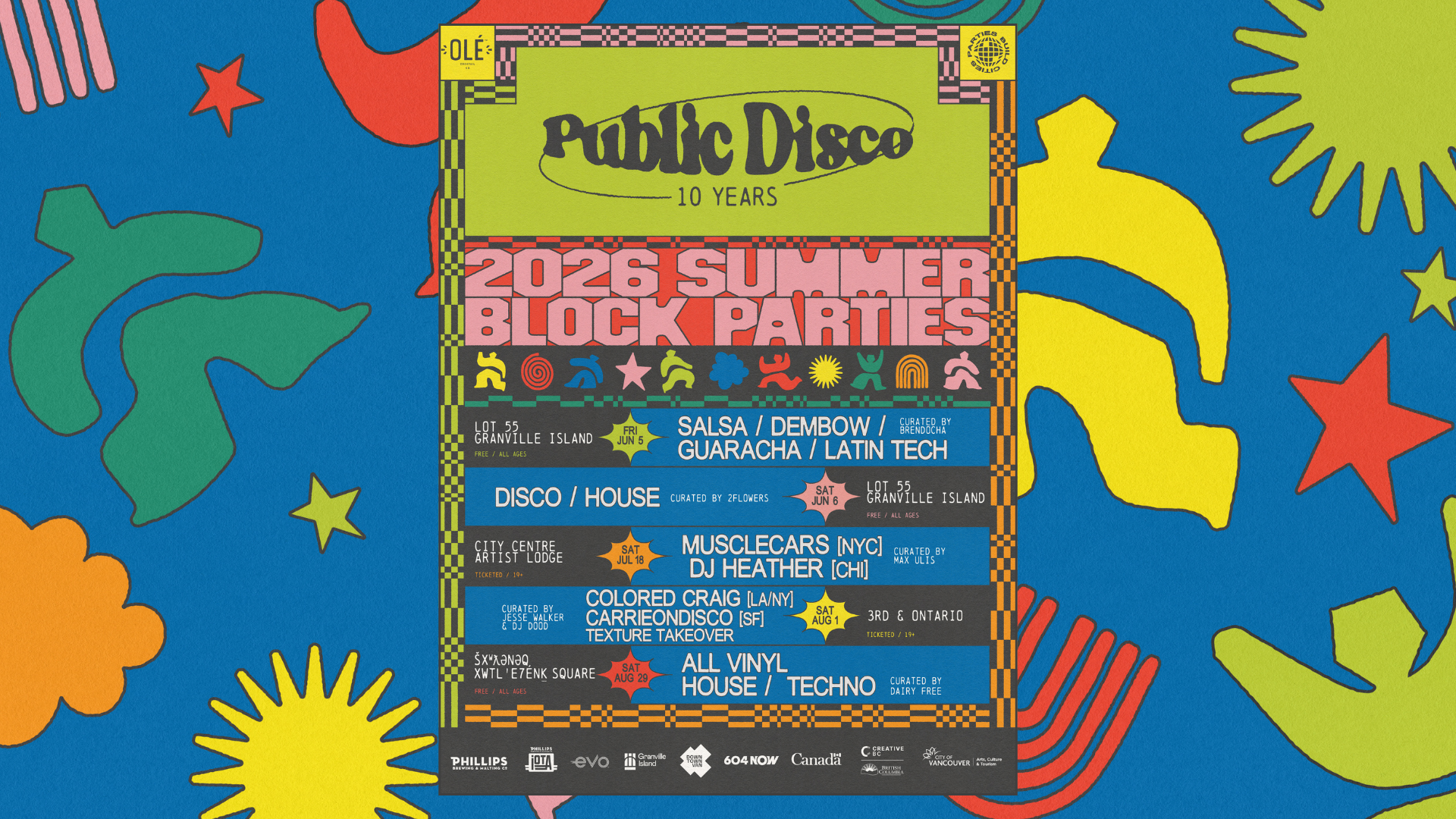 PUBLIC DISCO MARKS 10 YEARS OF TURNING THE CITY INTO A DANCE FLOOR