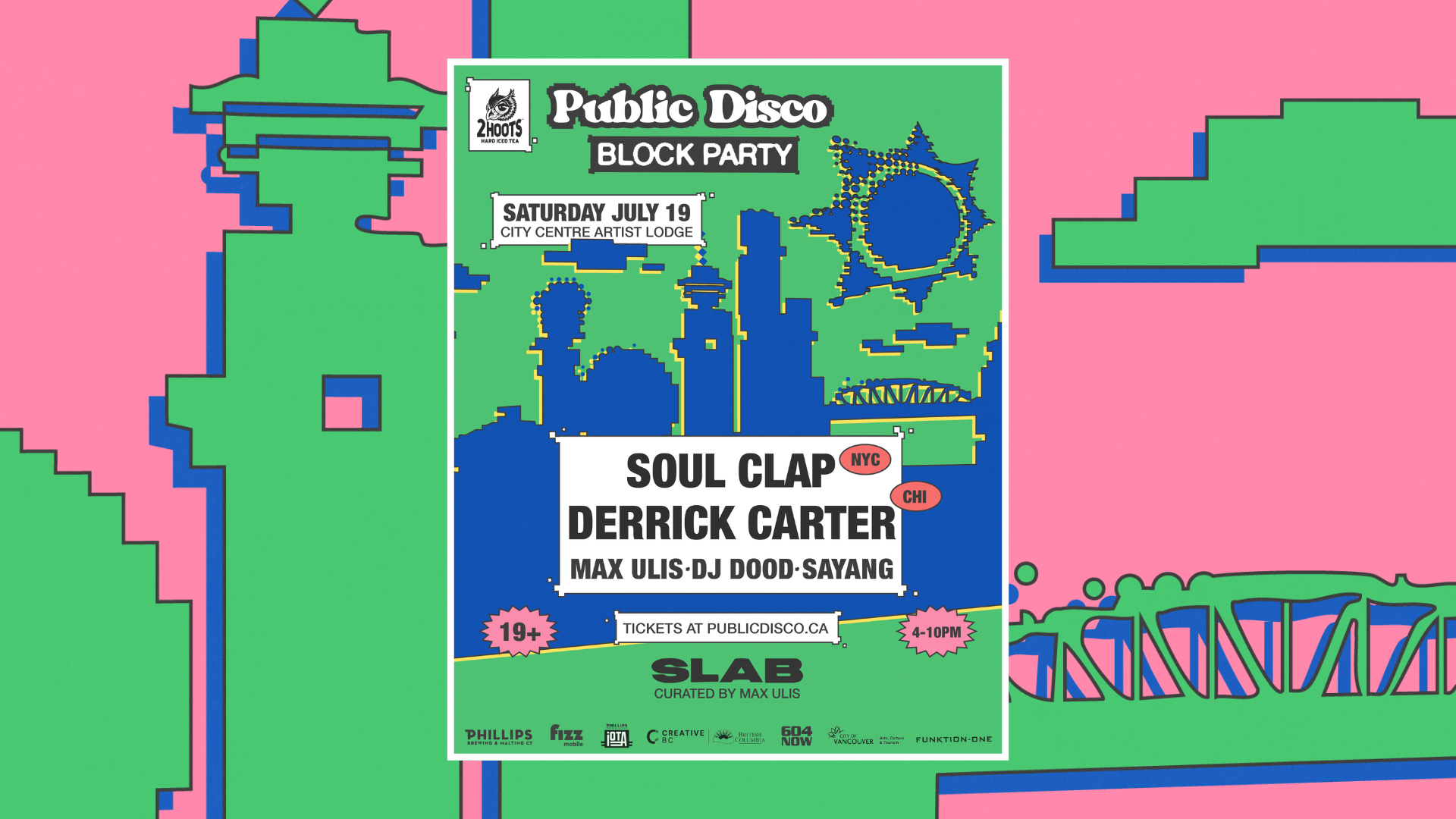 House Legends Soul Clap &amp; Derrick Carter Headline Public Disco at City Centre Artist Lodge on Sat, July 19