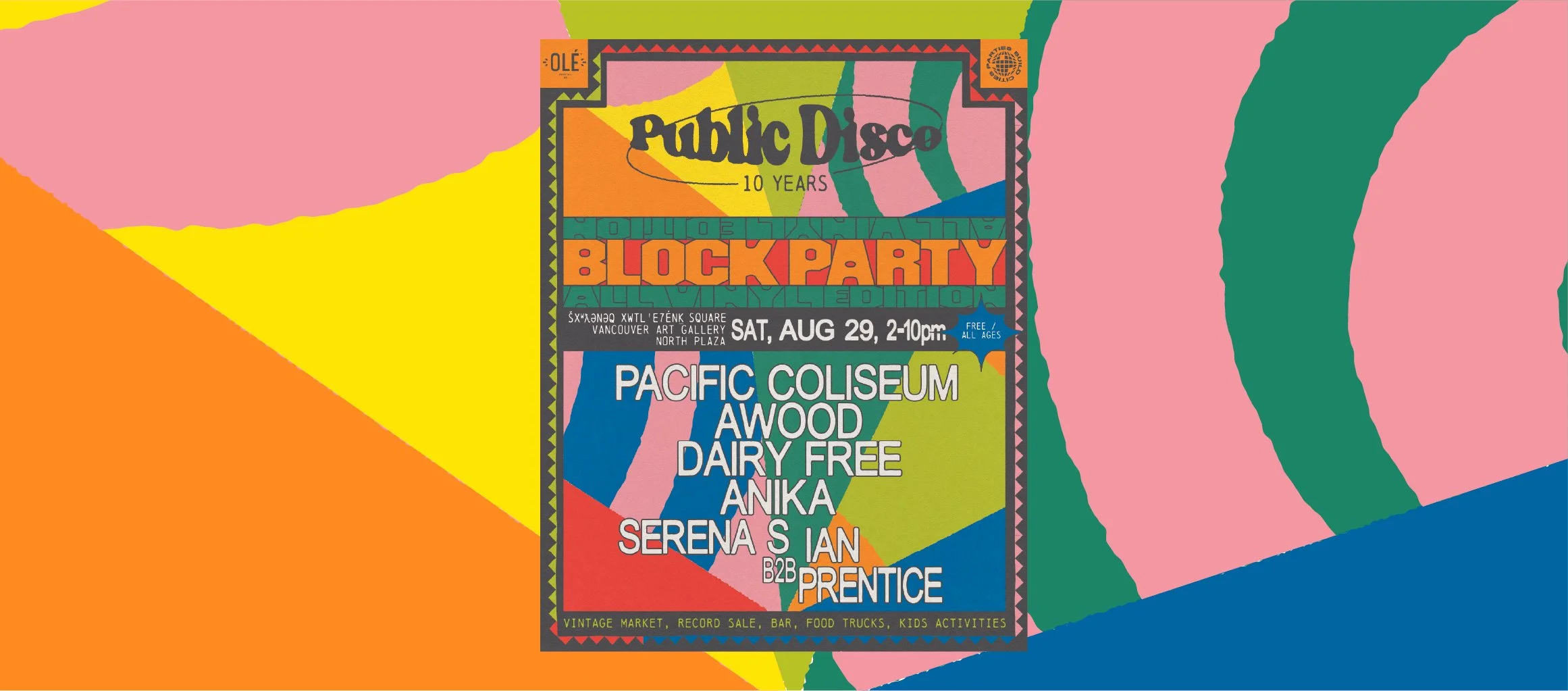 Public Disco Closes Out 2026 Summer with Free All-Vinyl Block Party at šxʷƛ̓ənəq Xwtl'e7énḵ Square