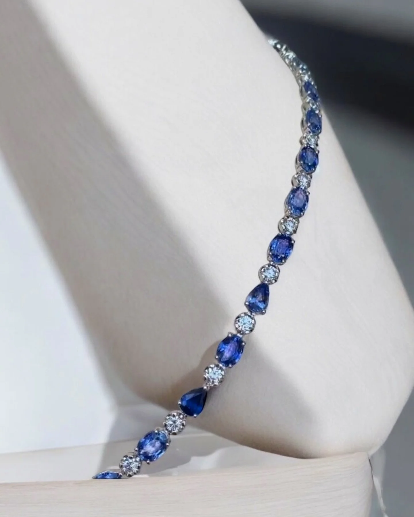 Who says all stones need to be unison on a tennis necklace? #bedifferent