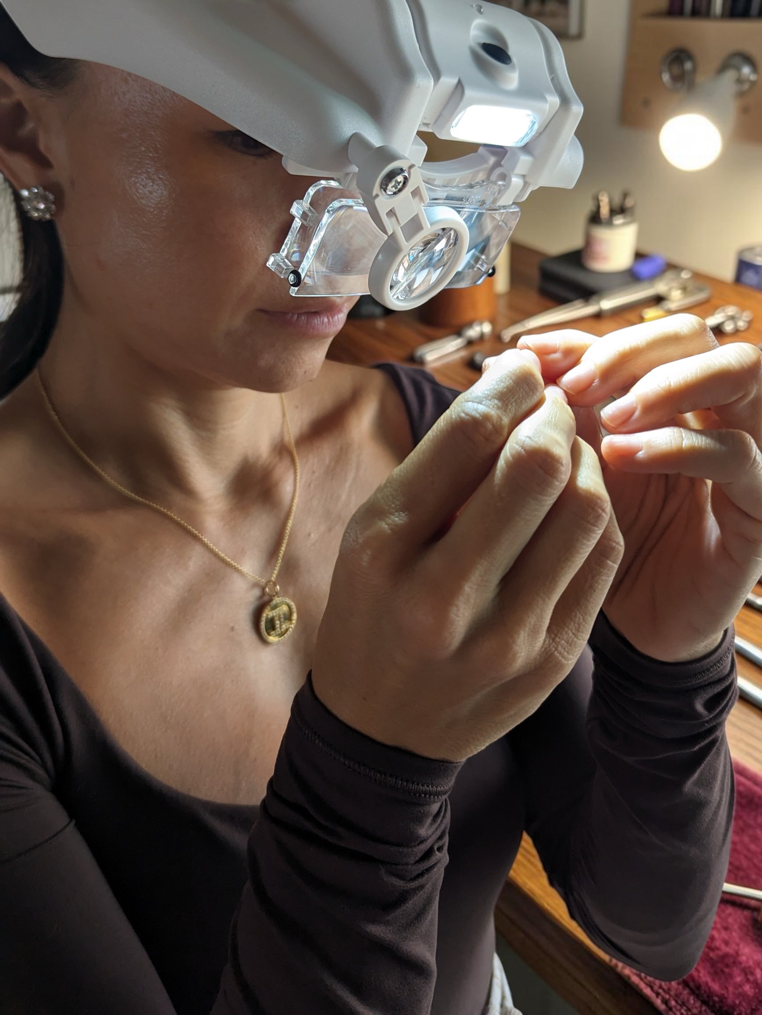 BTS&hellip;

Ever wondered what your jewellery looks like before the stones are set, the metal is polished, and the final electroplating brings it all to life?

Every piece you see here is crafted entirely in-house in Singapore.

We don&rsquo;t mass 