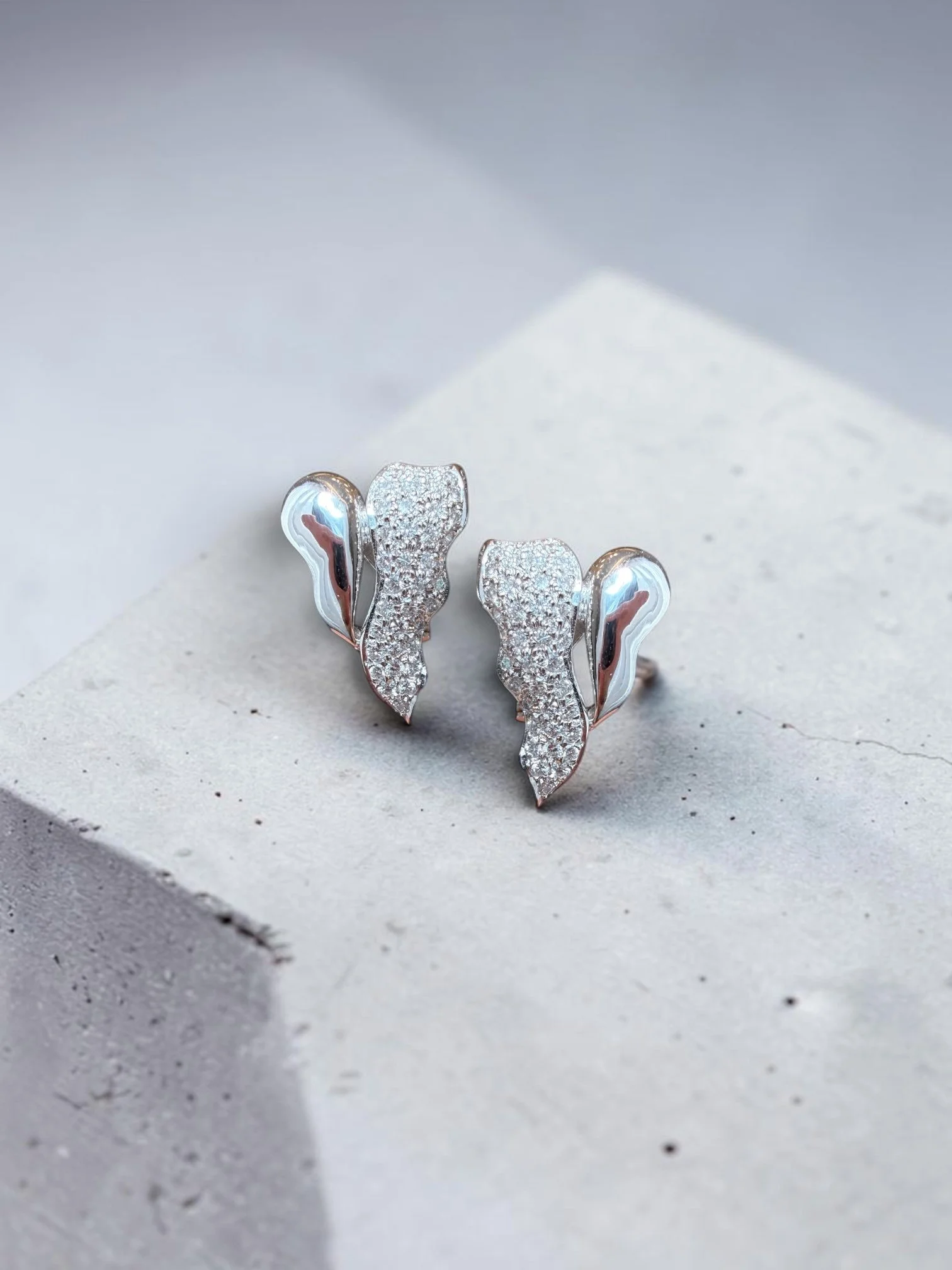 Water Drops Diamond Earrings