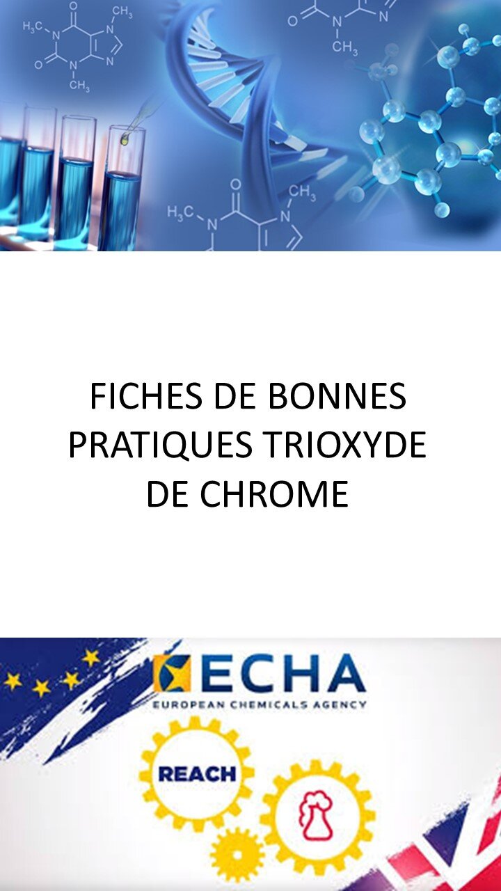 FICHES DE BONNES PRATIQUES TRIOXYDE DE CHROME