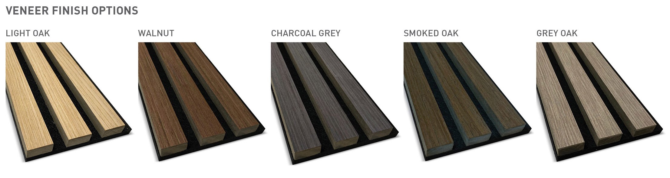 ReSorb Timber Slat - Veneer Finish Options