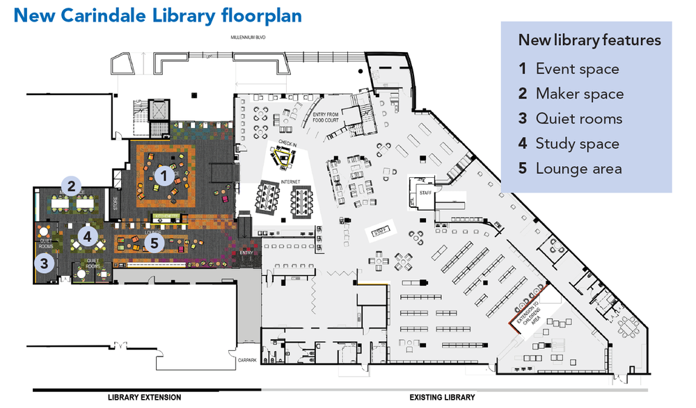 The Carindale Library extension is underway! — Cr Ryan Murphy