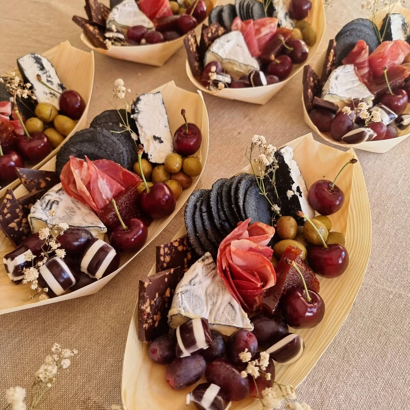 Check out our new grazing boats! They are absolutely delish. Available for events and functions and priced per head with a minimum order of 30. Available to order via our website from tomorrow