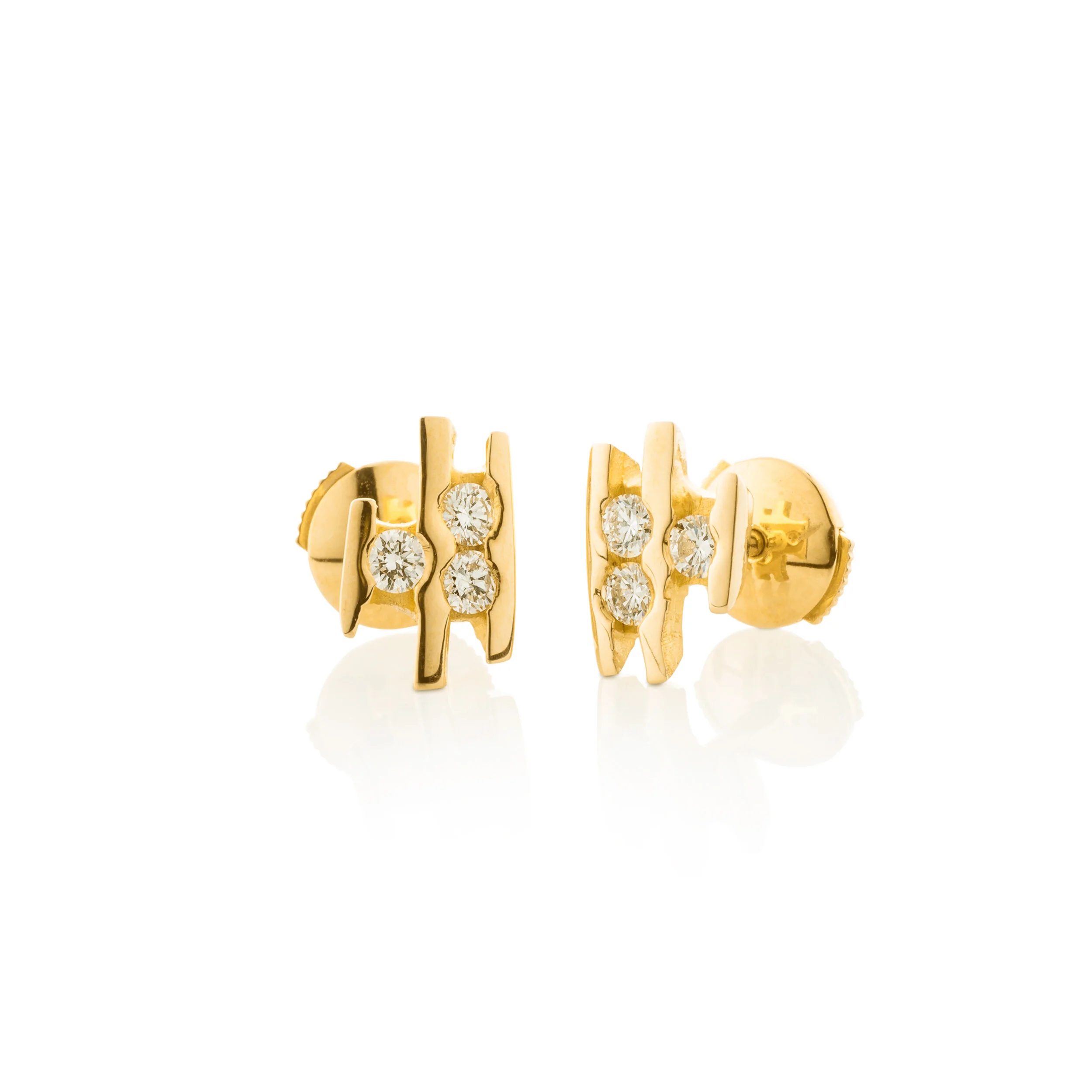 Boucles d'oreilles écorce T128JD6BO