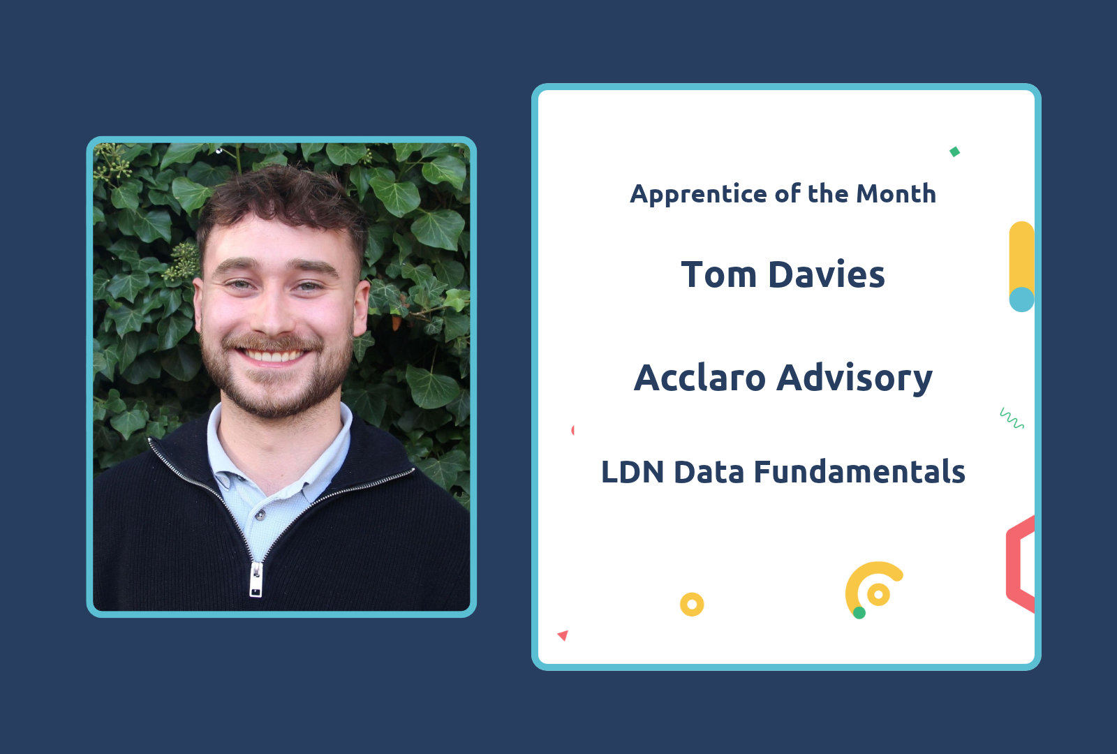 October Apprentice of the Month