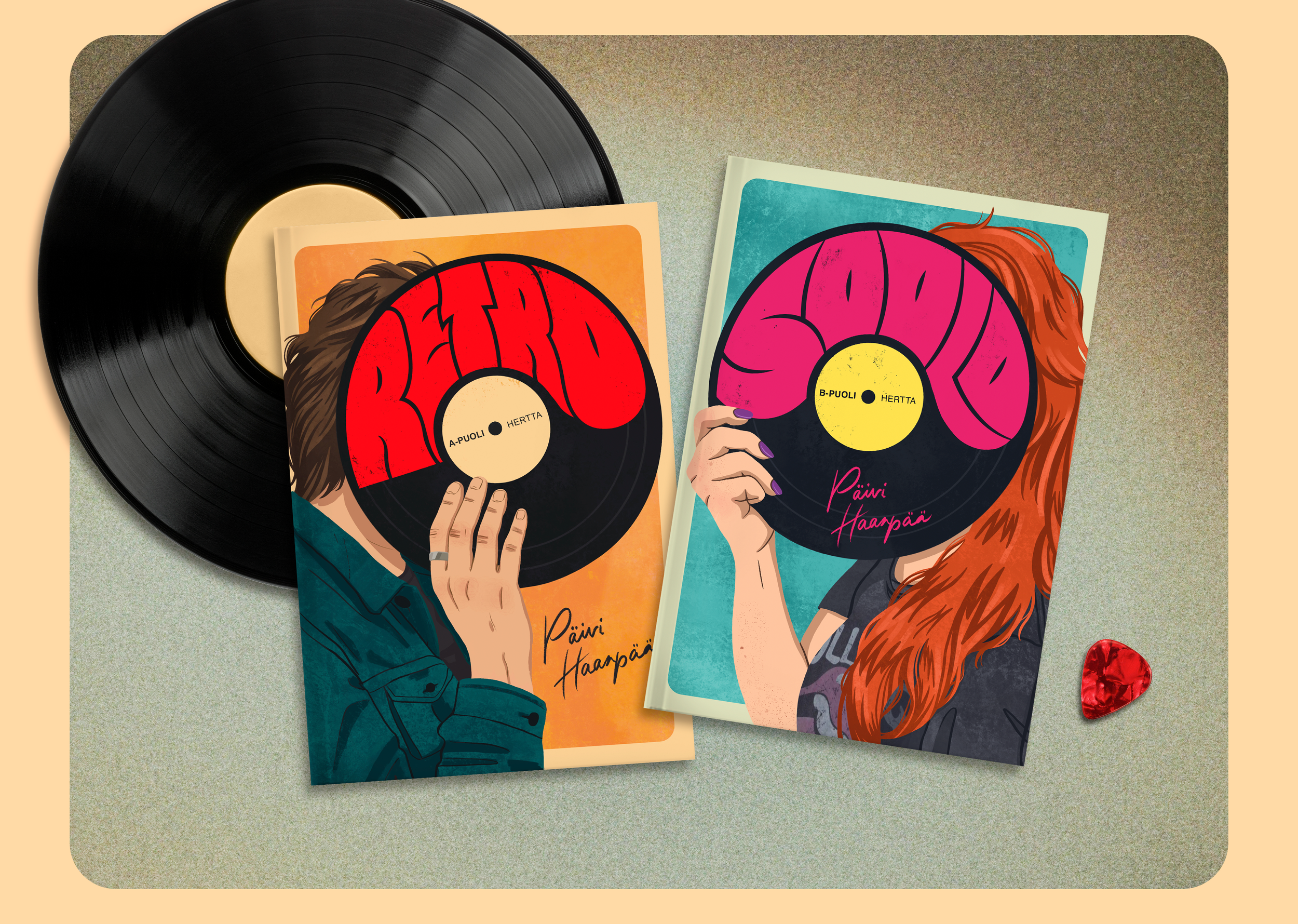 Book Covers for Sakari & Meira duology (Hertta)