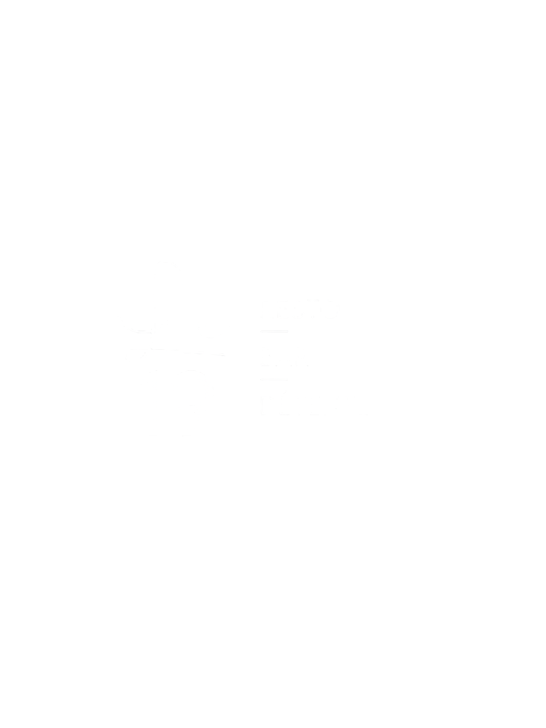 Logo du restaurant Le 19, comprenant le texte Le 19, Resto, Bar, Détente, en blanc sur fond noir.
