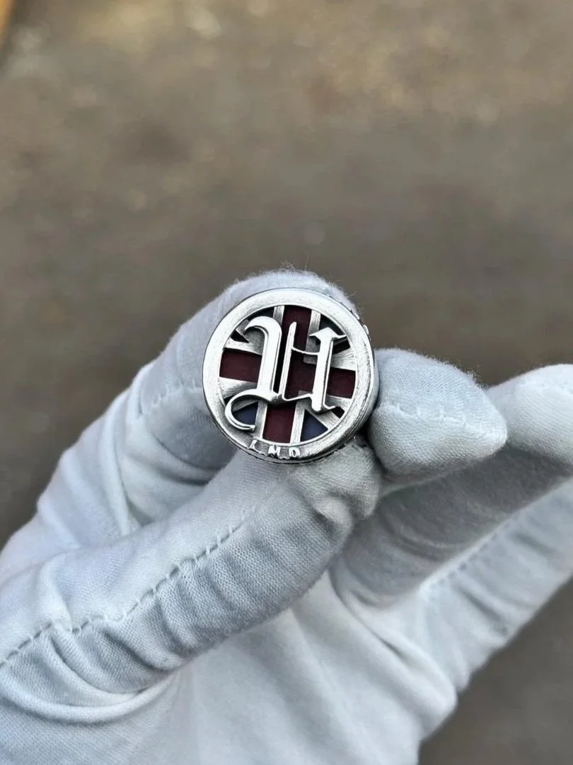 Ring for USHER, designed by fashion house Mowalola, and designed for manufacture and made by Sketchy Bones Collective.