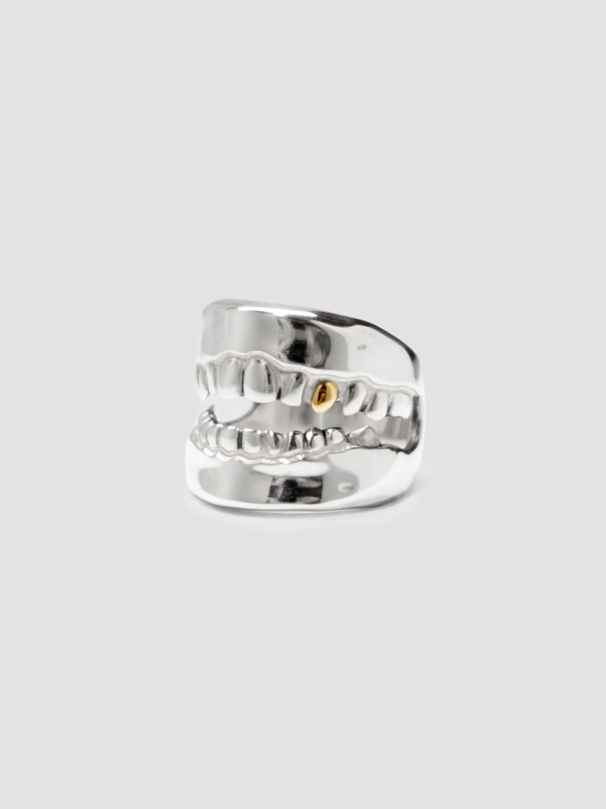 Loud Mouth mixed metal ring
