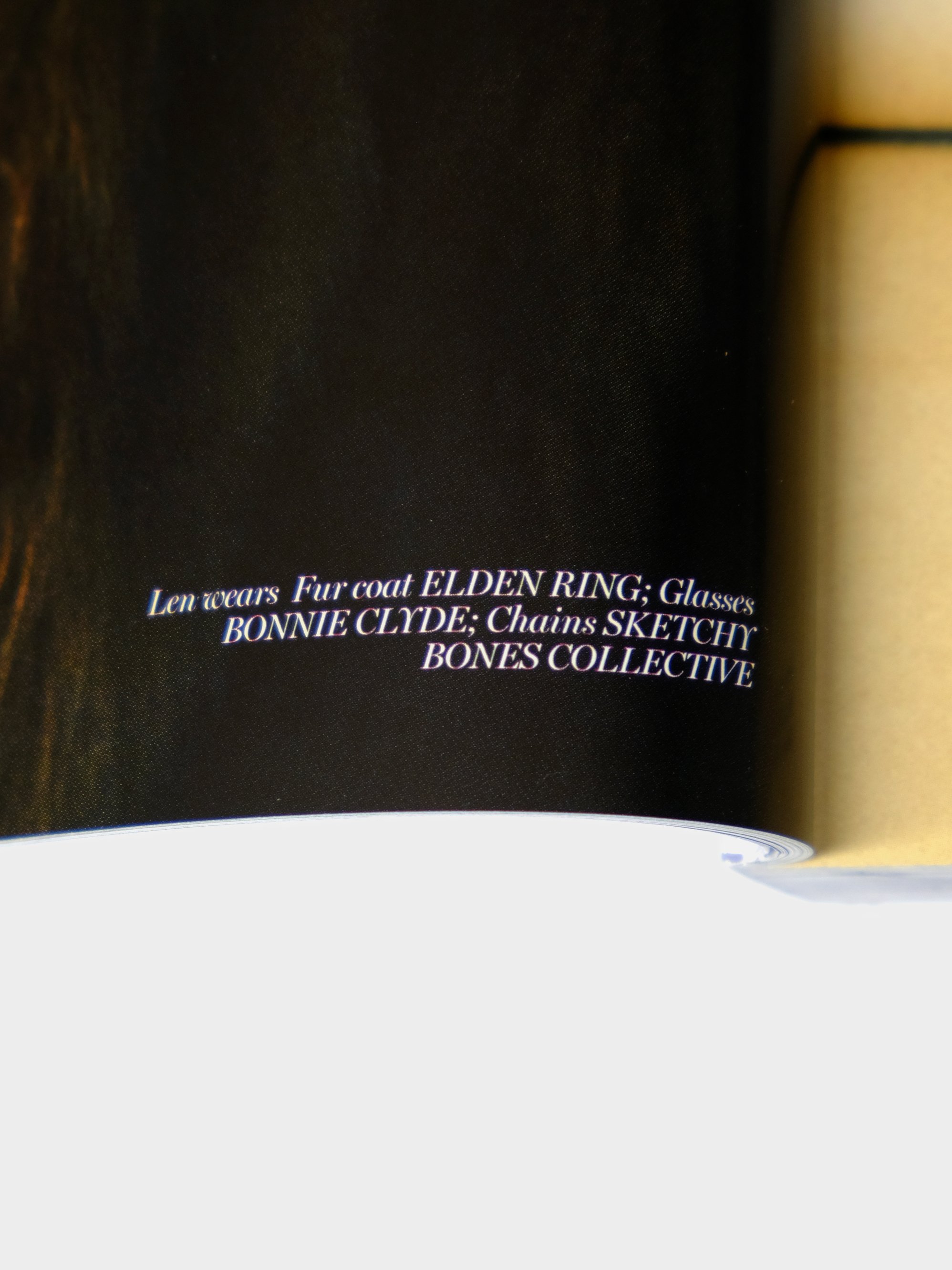 Sketchy Bones Collective credit in Wonderland Magazine Summer 2024.