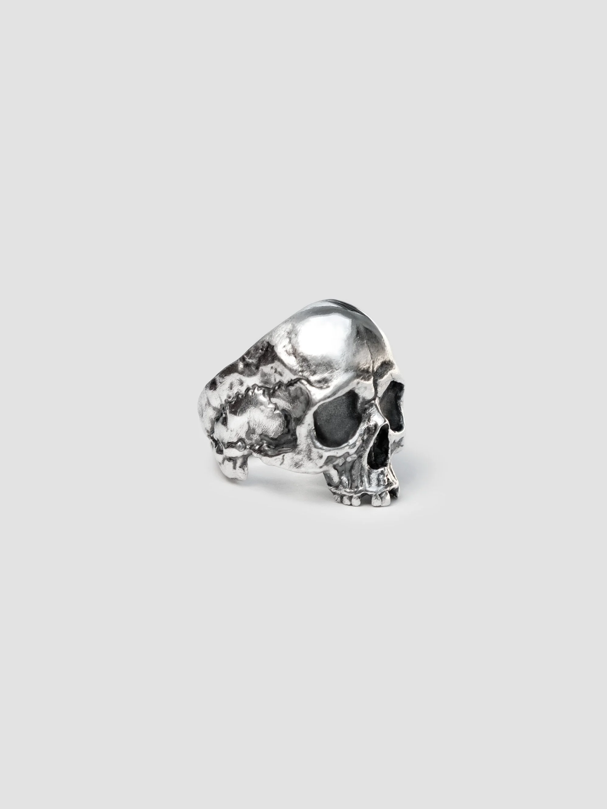 Heavy Head skull ring