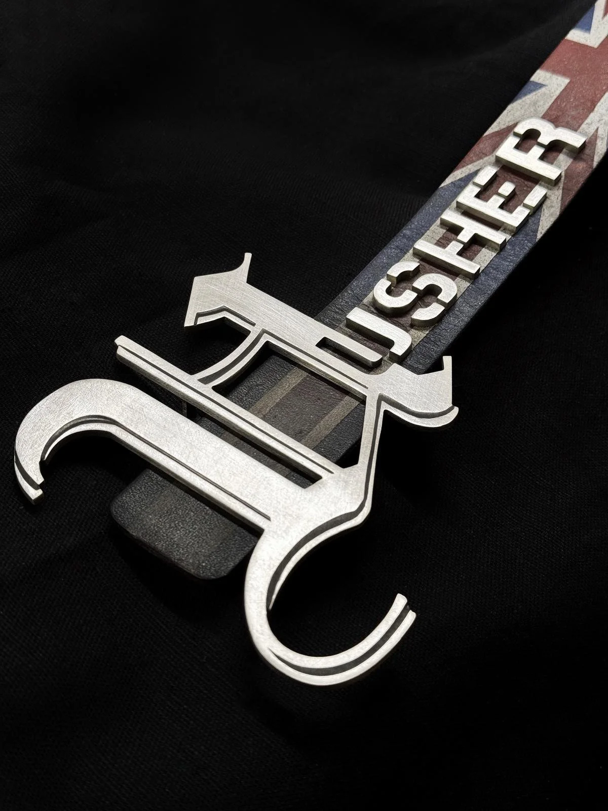 Belt for USHER, designed by fashion house Mowalola, and designed for manufacture and made by Sketchy Bones Collective.