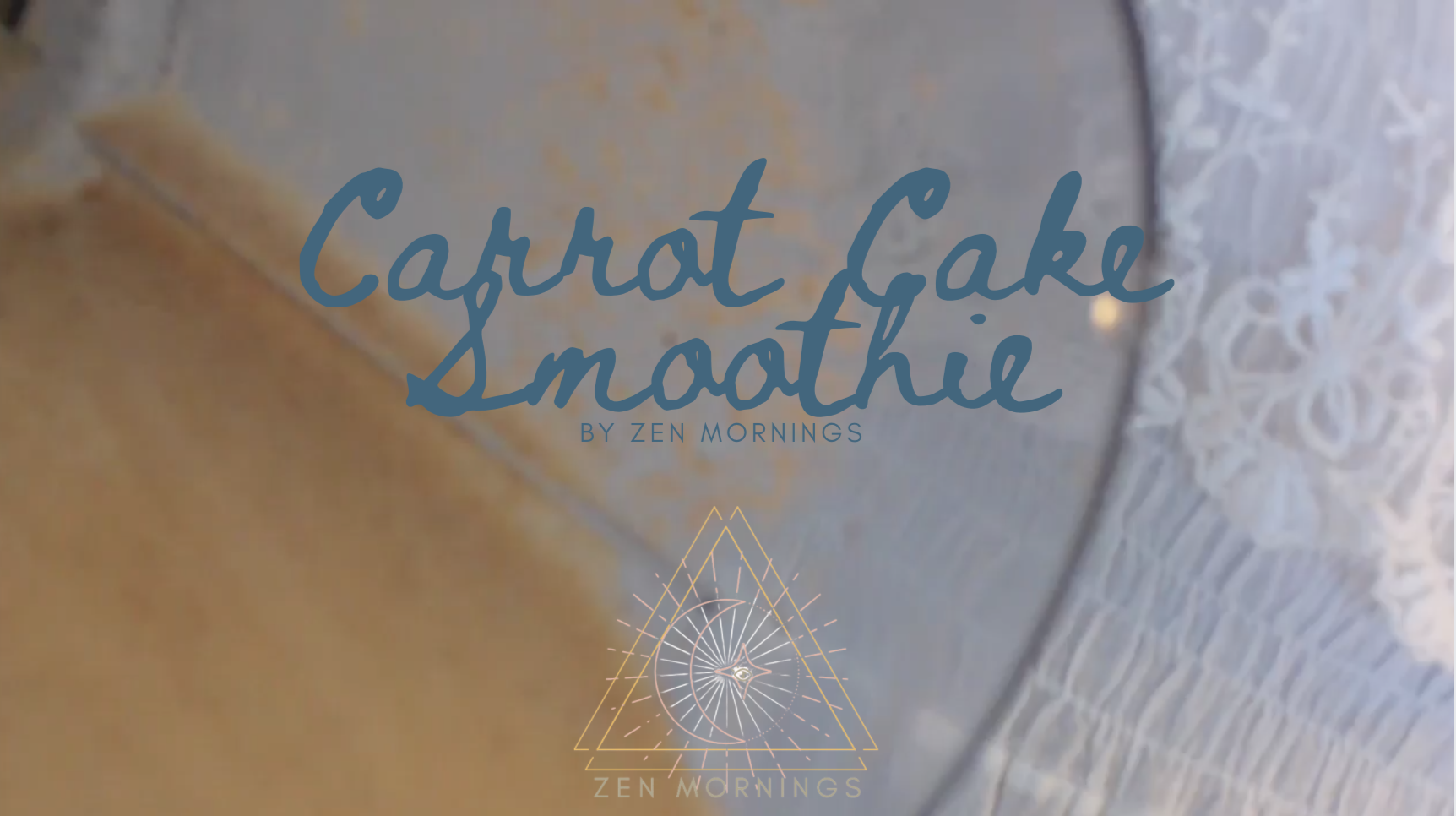 Carrot Cake Smoothie {VIDEO}