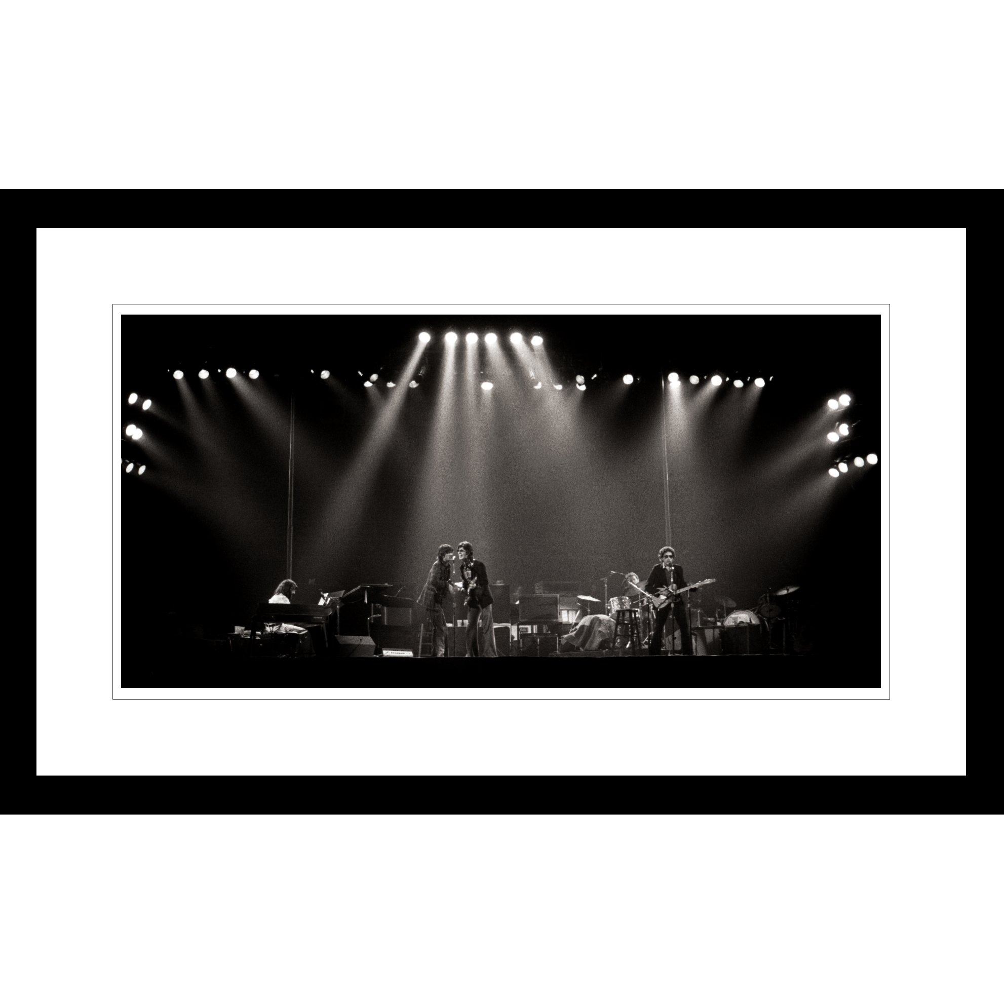 Ben Mark Holzberg "Bob Dylan: The Band, Jan. 9th, 1974", limited edition photography, 19.5" x 28.5" framed
