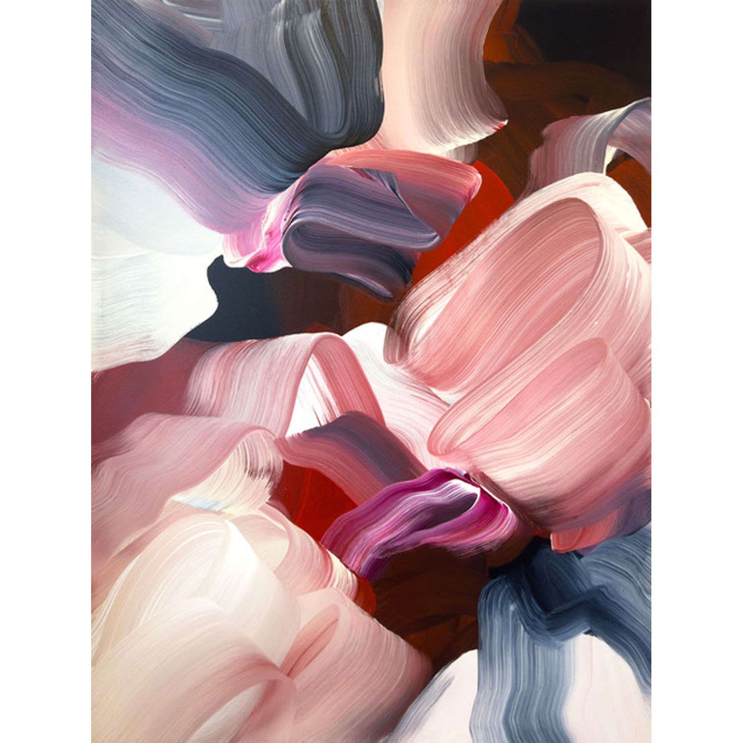 Julie Hawkins "Strut My Stuff" acrylic on canvas, 40" x 30"