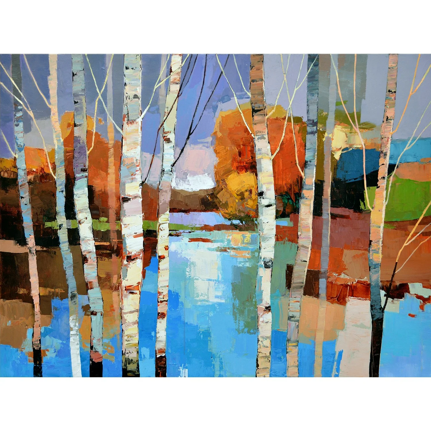 Iosif Derecichei "A New Dawn, a New Hope" acrylic on canvas, 36" x 48"