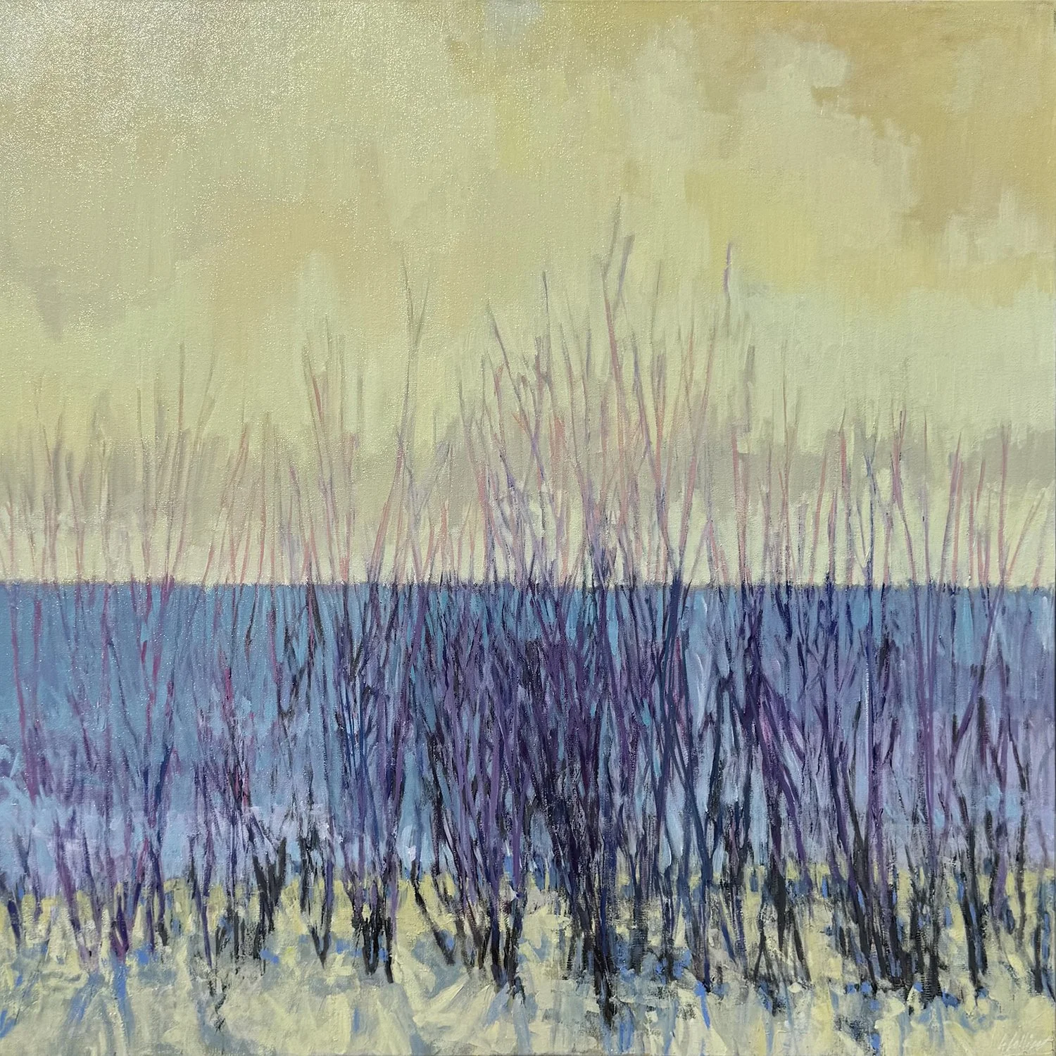 Gabriella Collier "Sans" acrylic on canvas, 36" x 36"