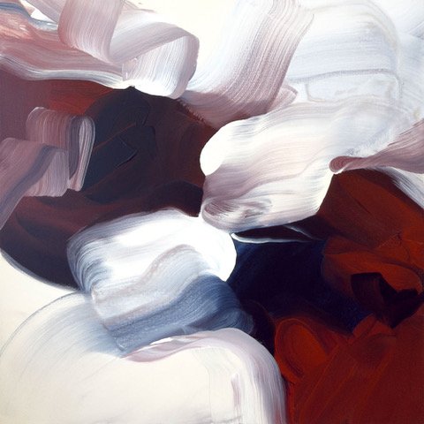 Julie Hawkins "Fade Into You" acrylic on canvas, 30" x 30". Original Canadian Art. Canvas Gallery Toronto.