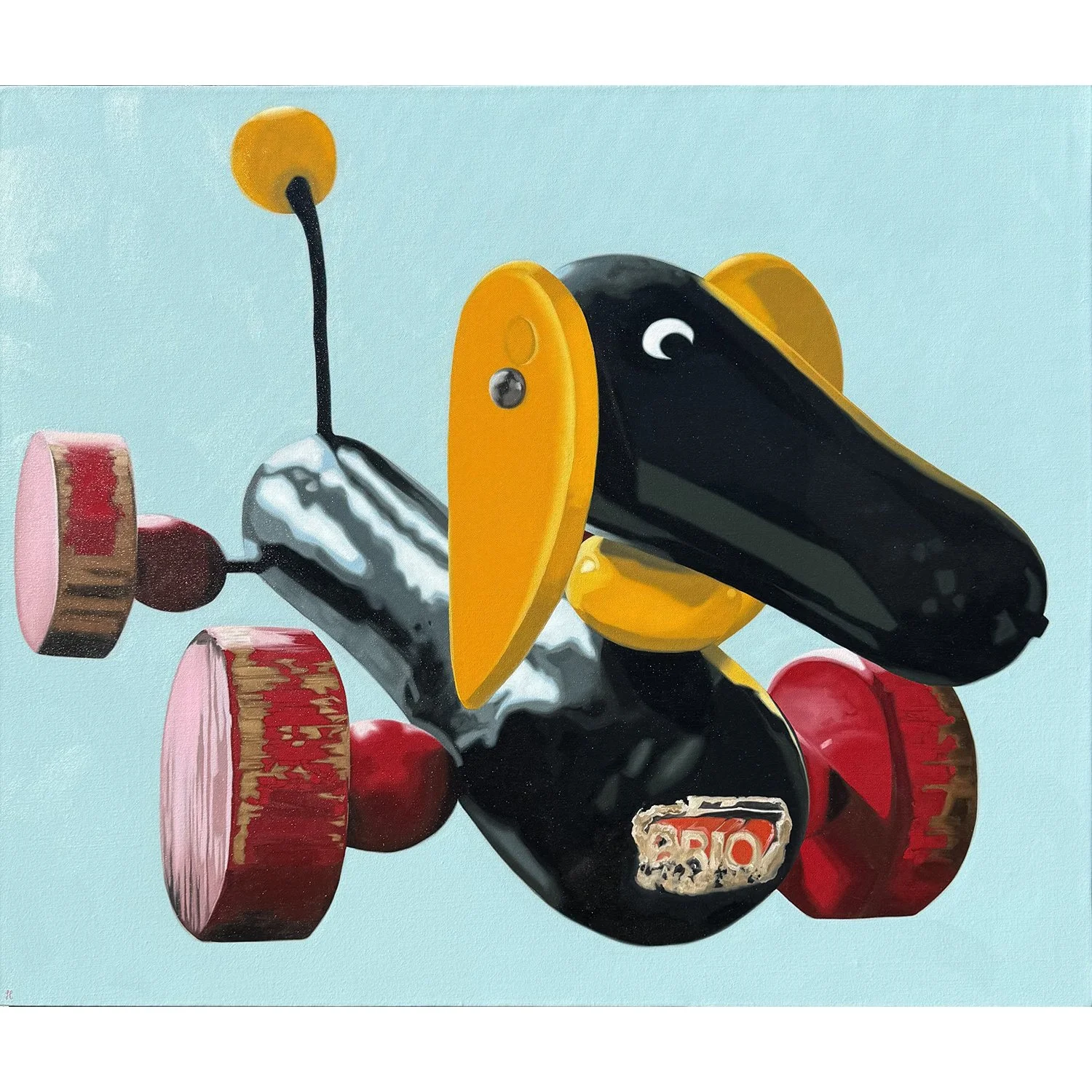 Heather Millar "Zoom! Zoom!" oil on canvas, 39.5" x 47"