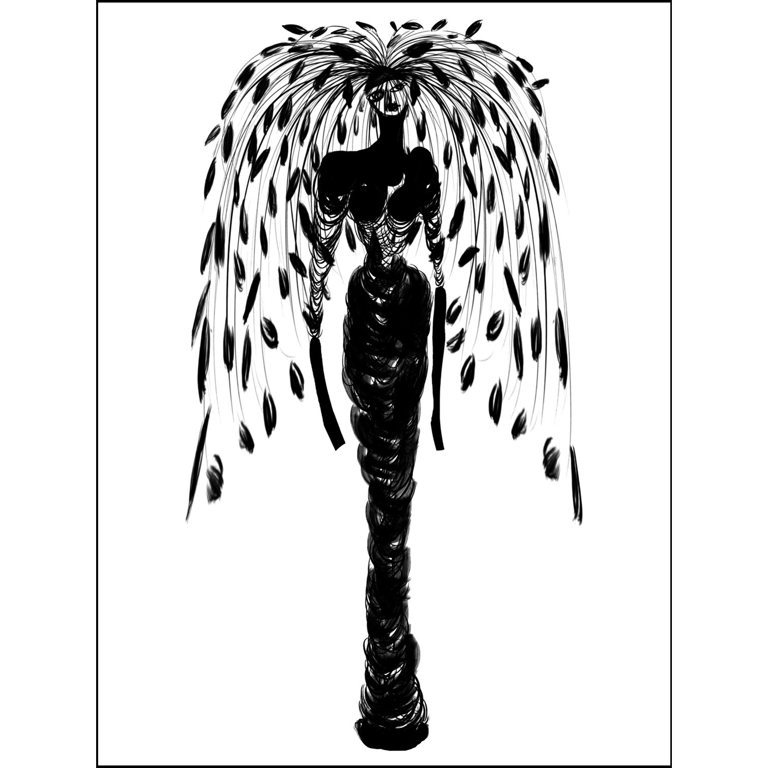 Annie Naranian "Figure #1" fine art limited edition print, 22" x 18"