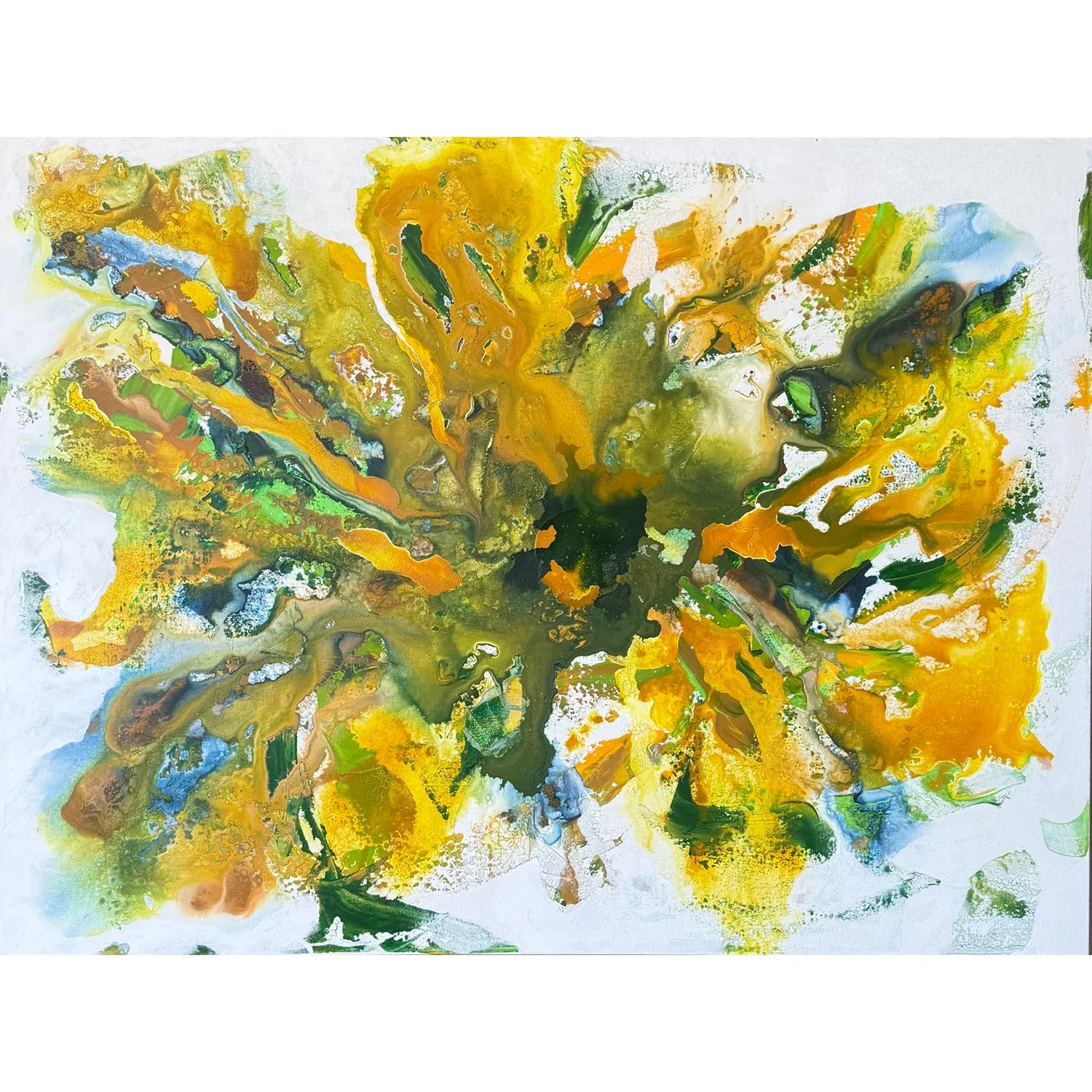 Christian McLeod "Garden Path" acrylic on canvas, 36" x 48"