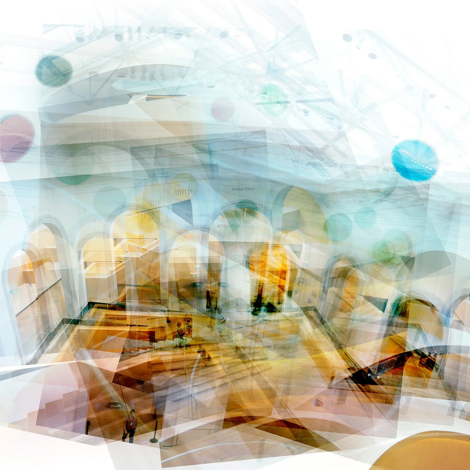 Chris Albert "Walker's Court" limited edition photography, 33" x 33"