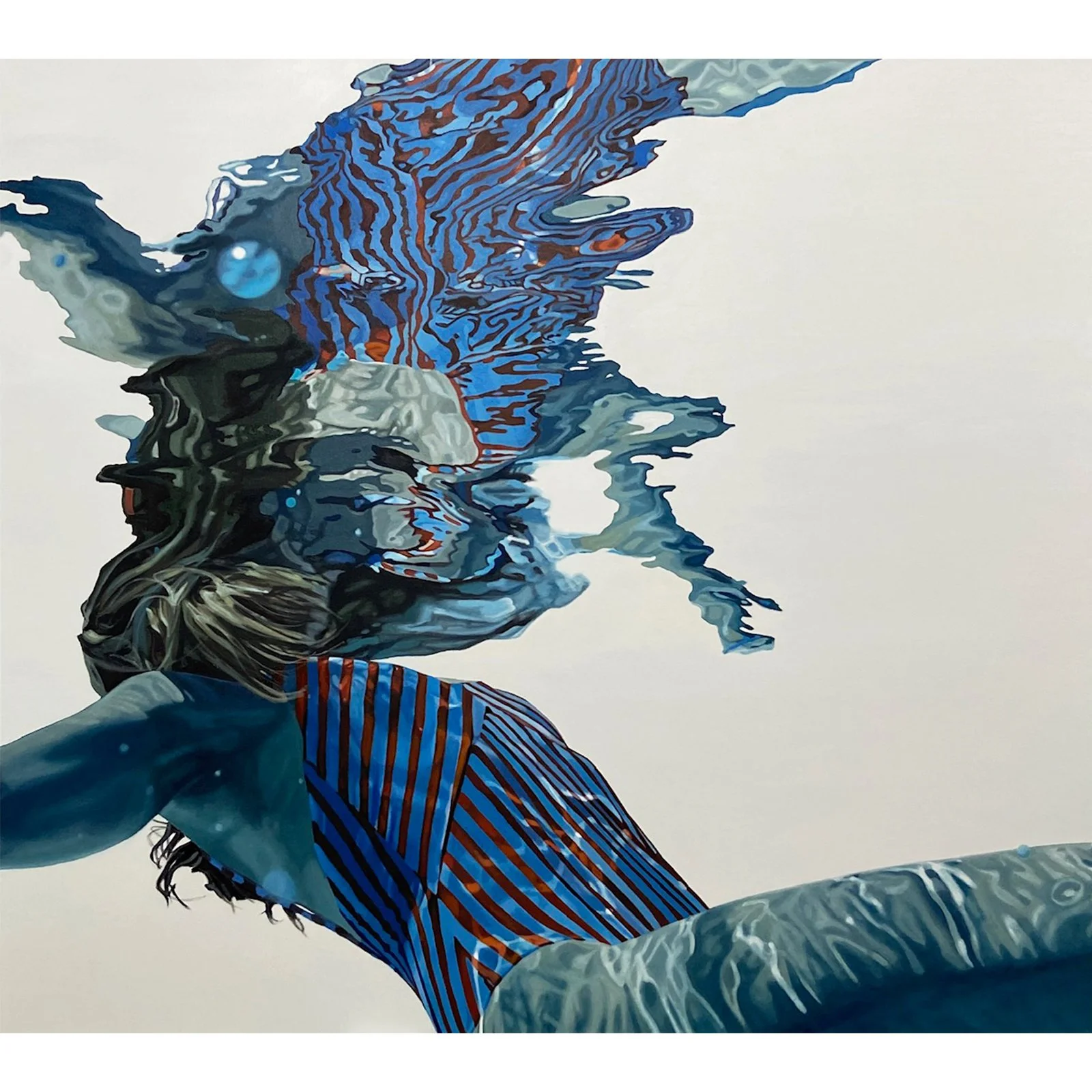 Celeste Keller "Distilled #2" oil on canvas, 48" x 54"