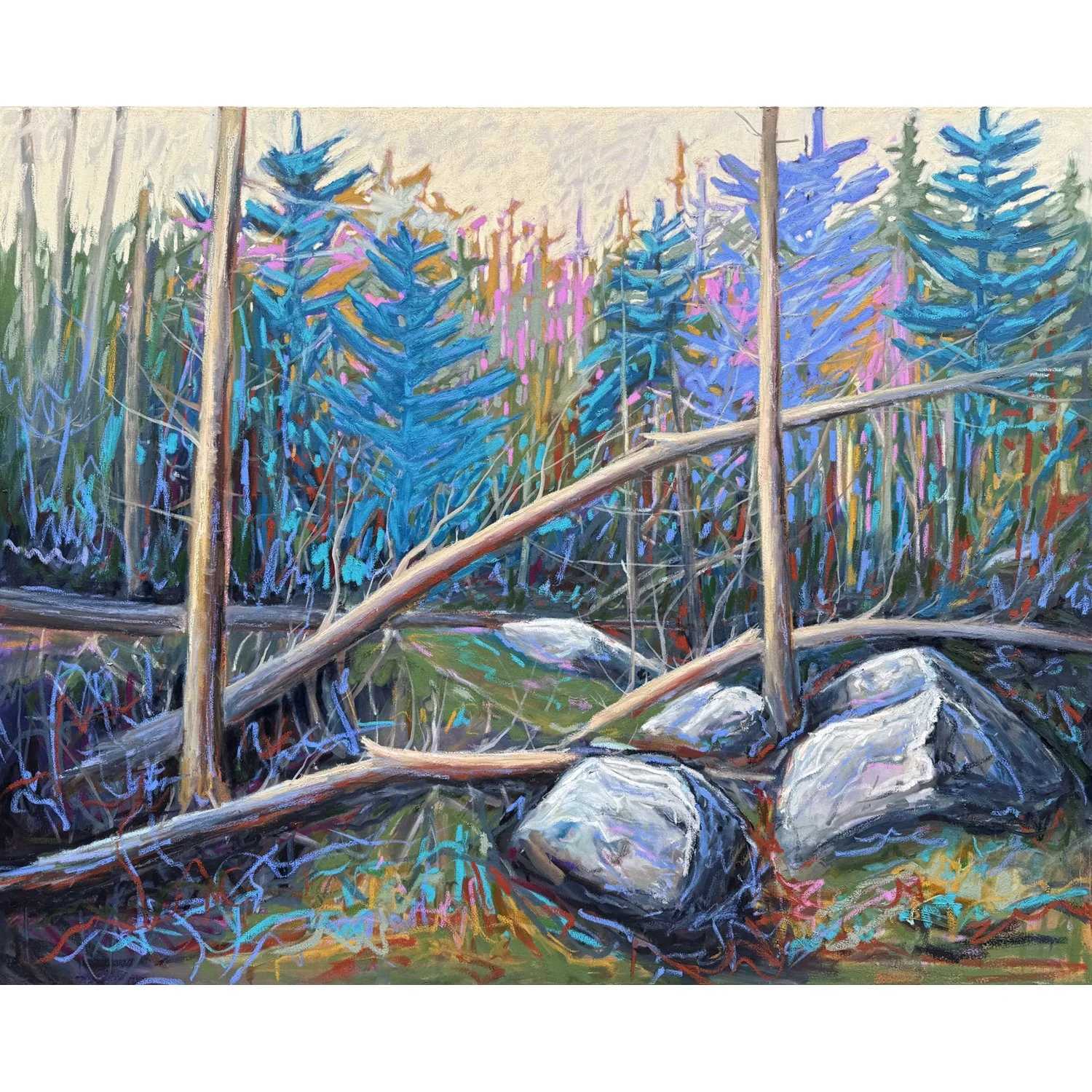 Shane Norrie "Forest Gateway" oil on canvas, 48" x 60"