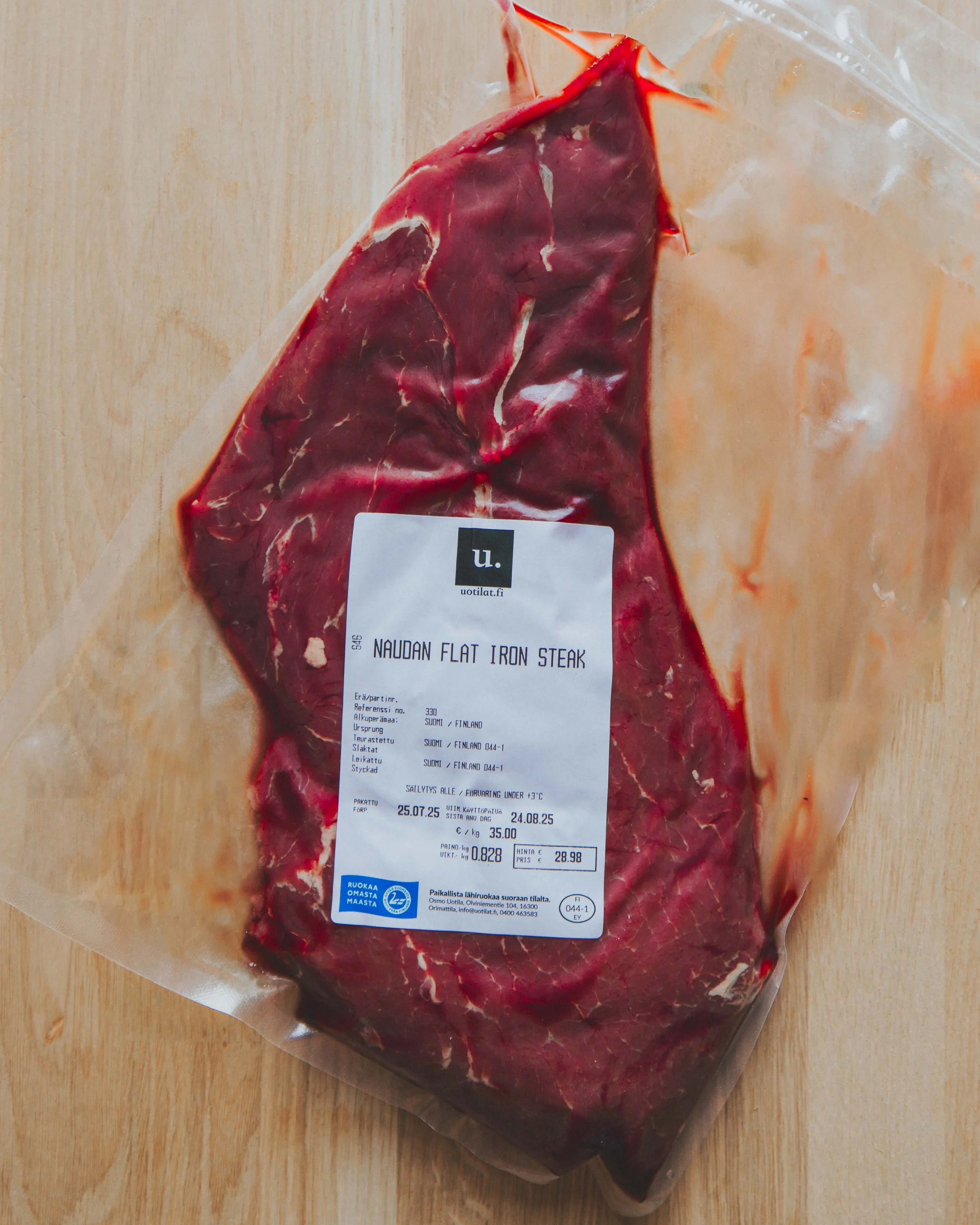 Flat iron steak