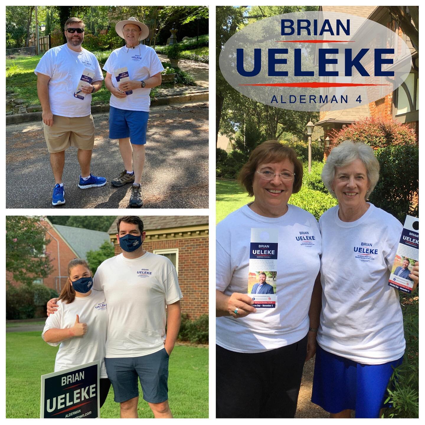 Thank you to all of the volunteers that helped put out signs and door hangers this weekend! If you need a sign let us know.