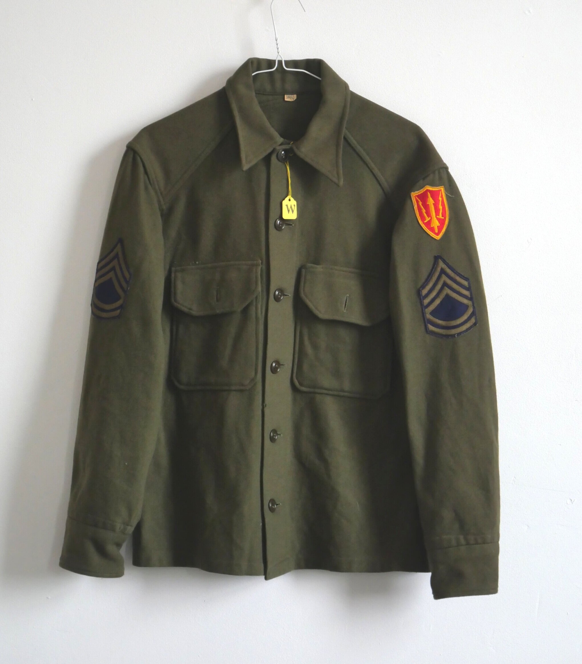 Korean War US Army Wool Shirt 