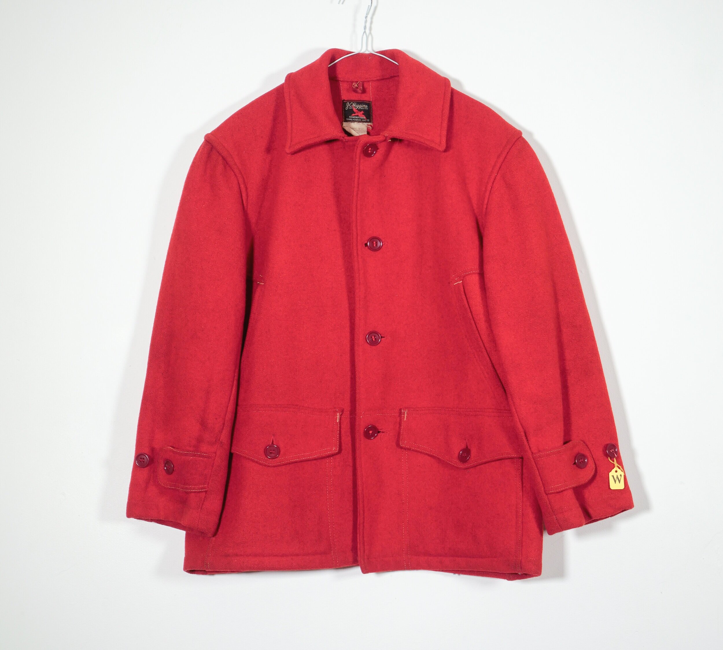 US Red Wool Hunting Jacket 1950 - JC Higgins