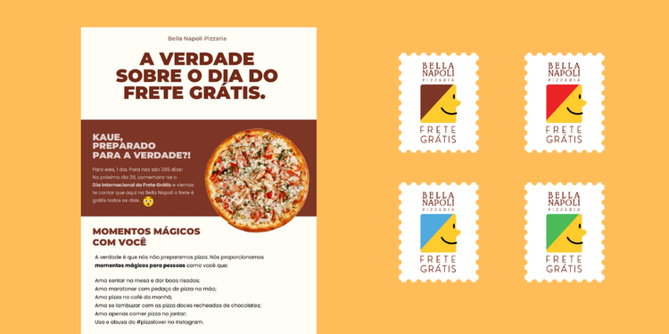Para você avisar que já está em casa, nós preparamos um conteúdo