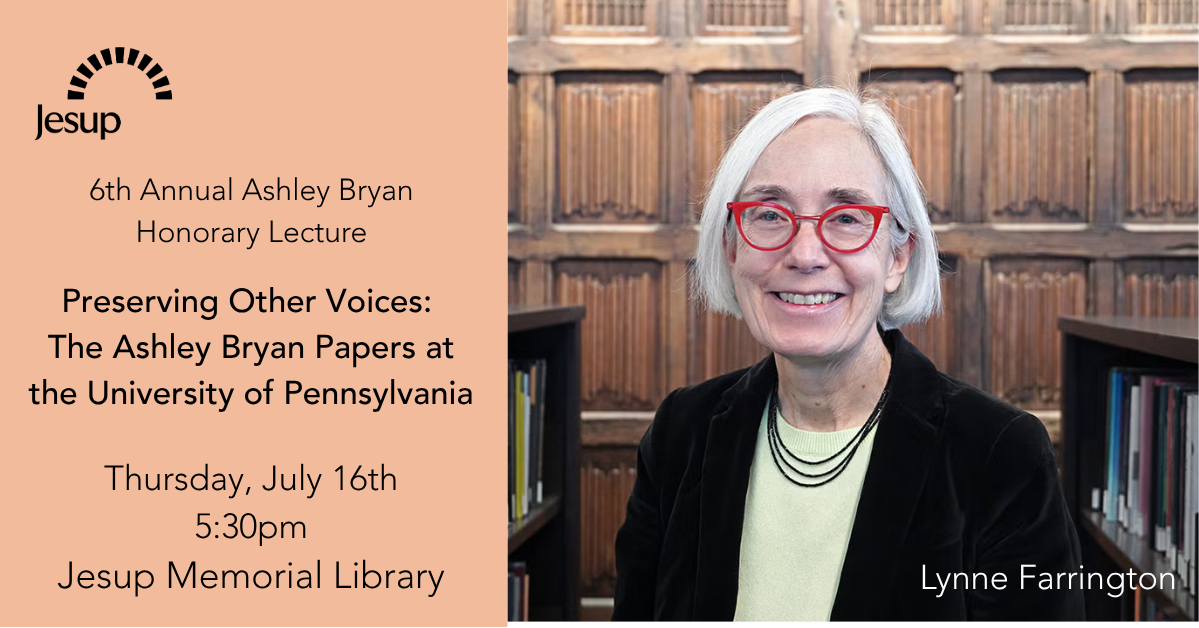 Preserving Other Voices: The Ashley Bryan Papers at the University of ...