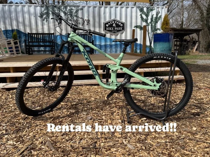 Rental bikes this year are Kona Process 153!