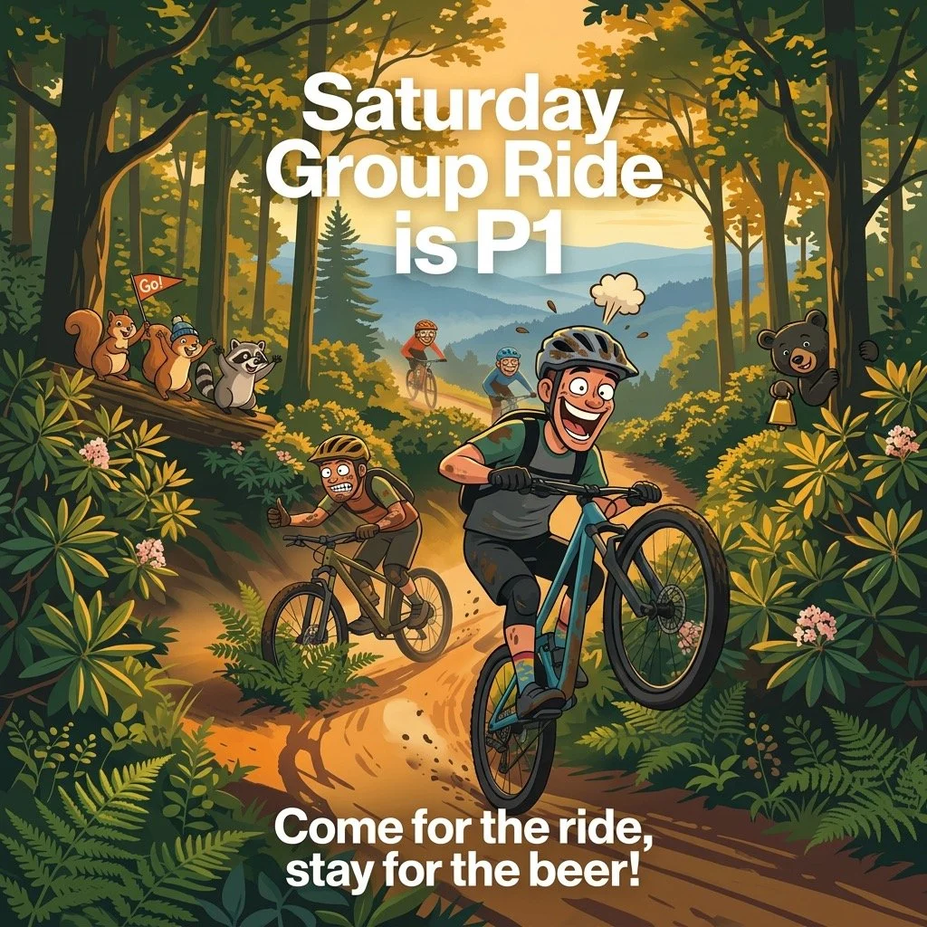 Meet at the shop at 10 am on Saturday (3/14) and celebrate the anniversary of Ellijay being the MTB capital of GA!