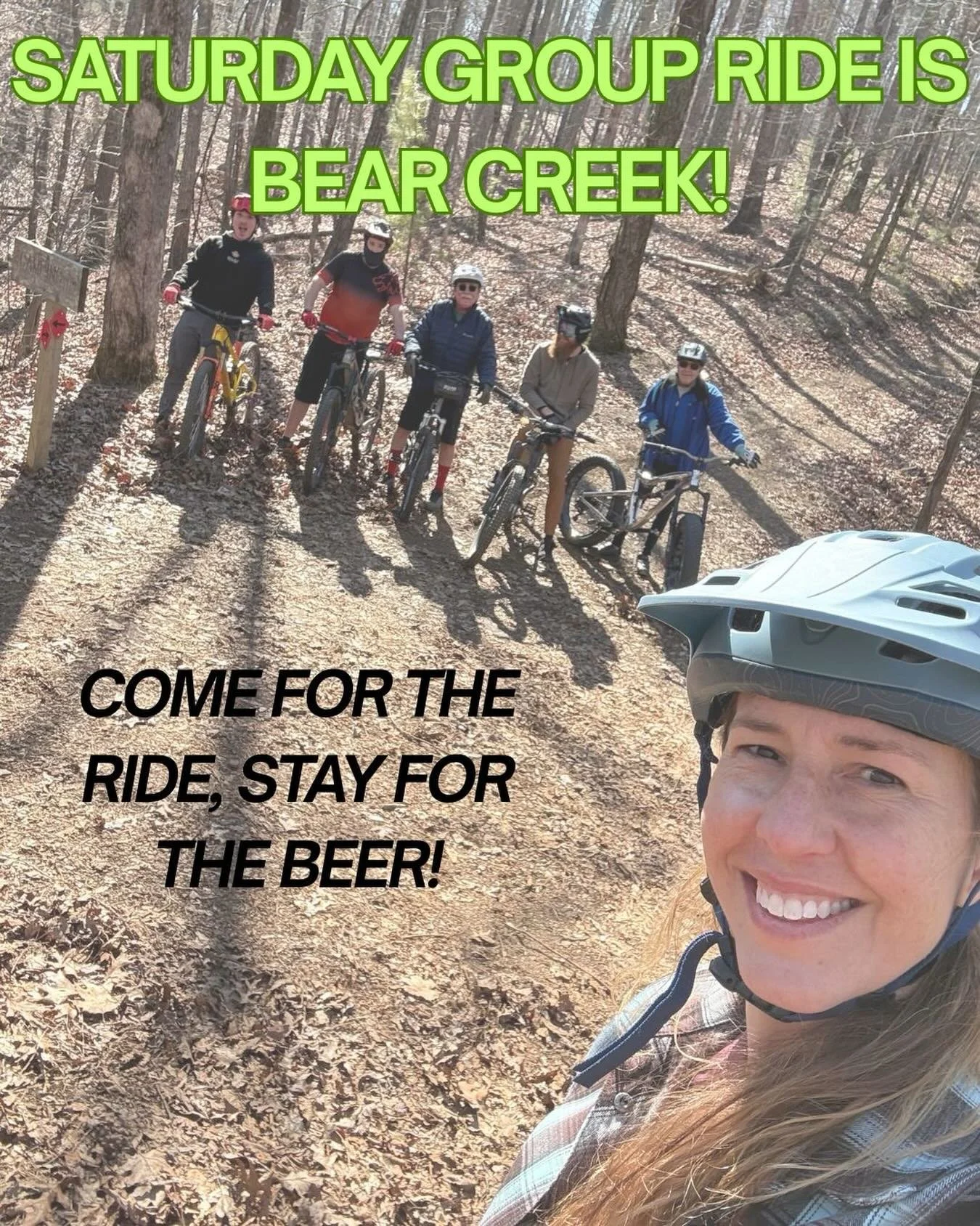 The weather looks great! Meet 10 am @ Cartecay Bike Shop!