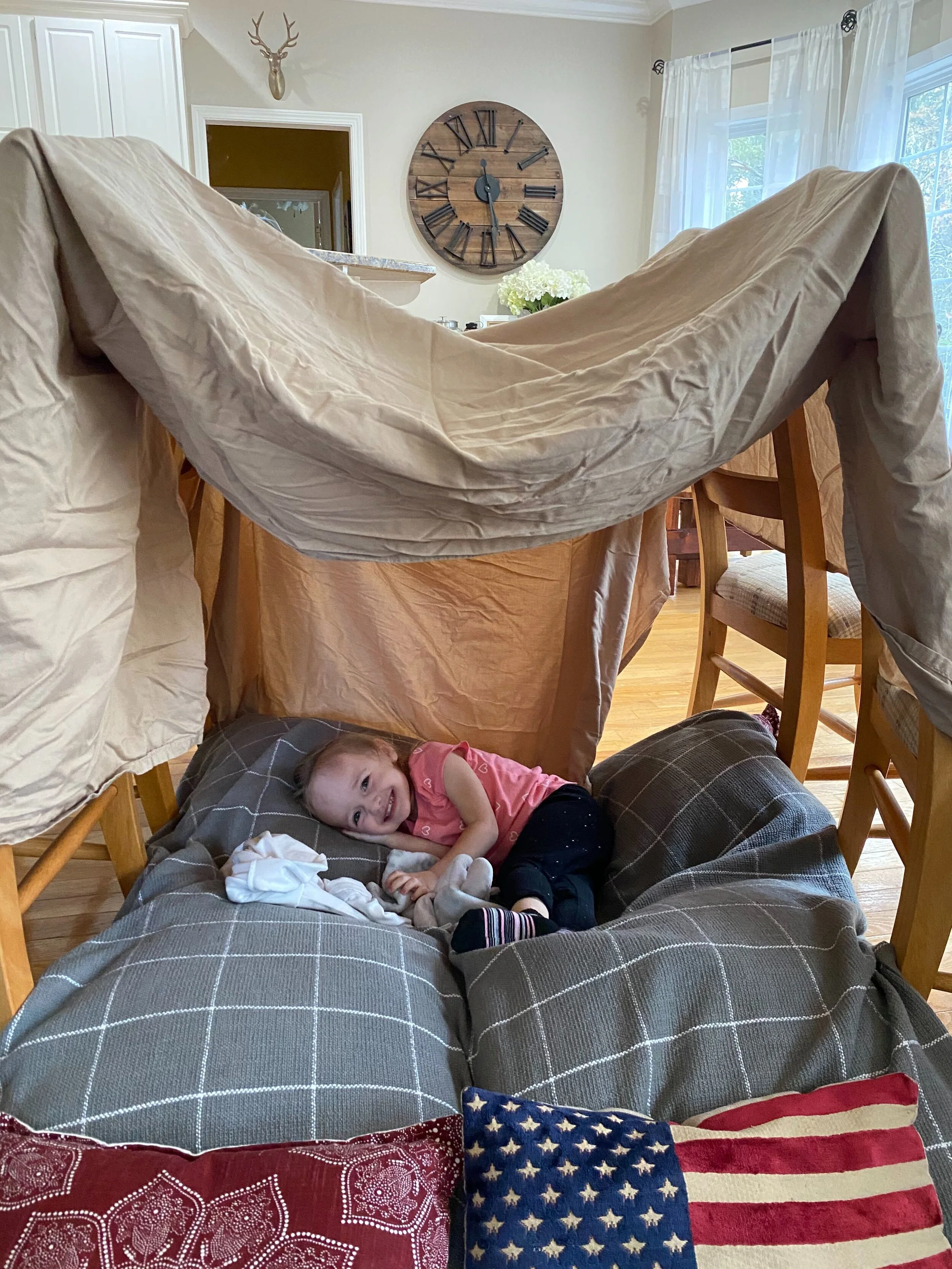 Activities with Amber - Camping at Home