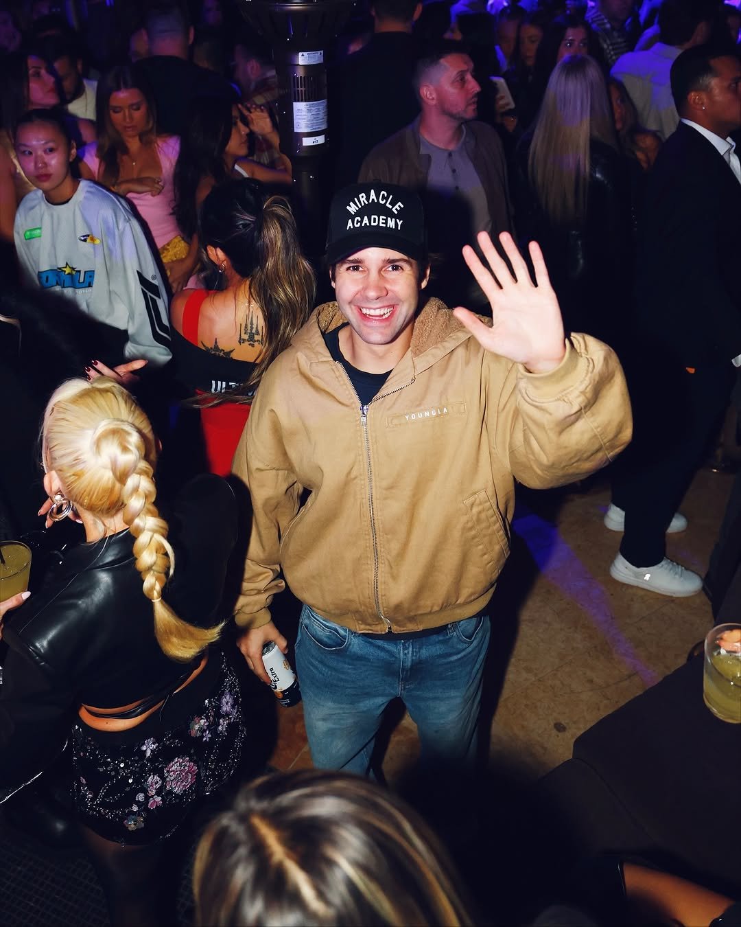 David Dobrik XS Las vegas Wynn Race Weekend 2025