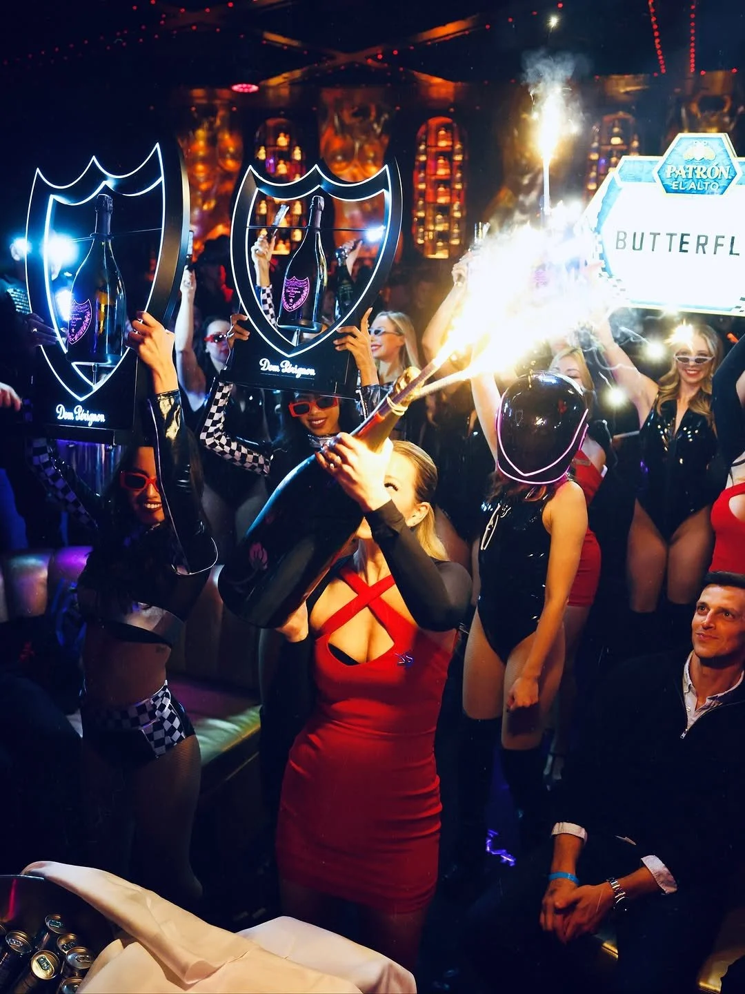 Dom Bottles presentation XS Las vegas Wynn Race Weekend 2025