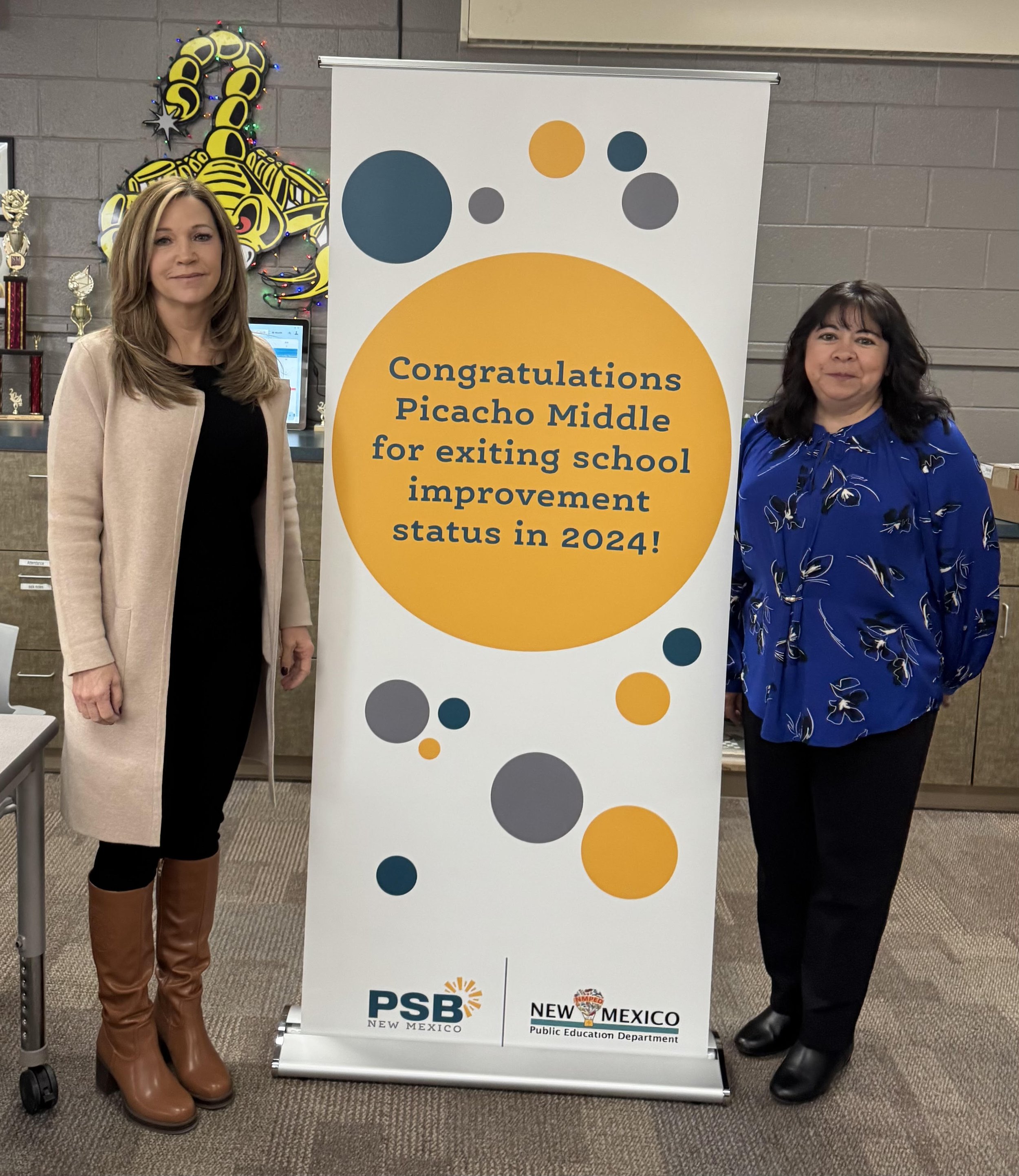 Picacho Middle School: Executive Director of Leadership, Melissa Galaz; Principal, Dana Lea