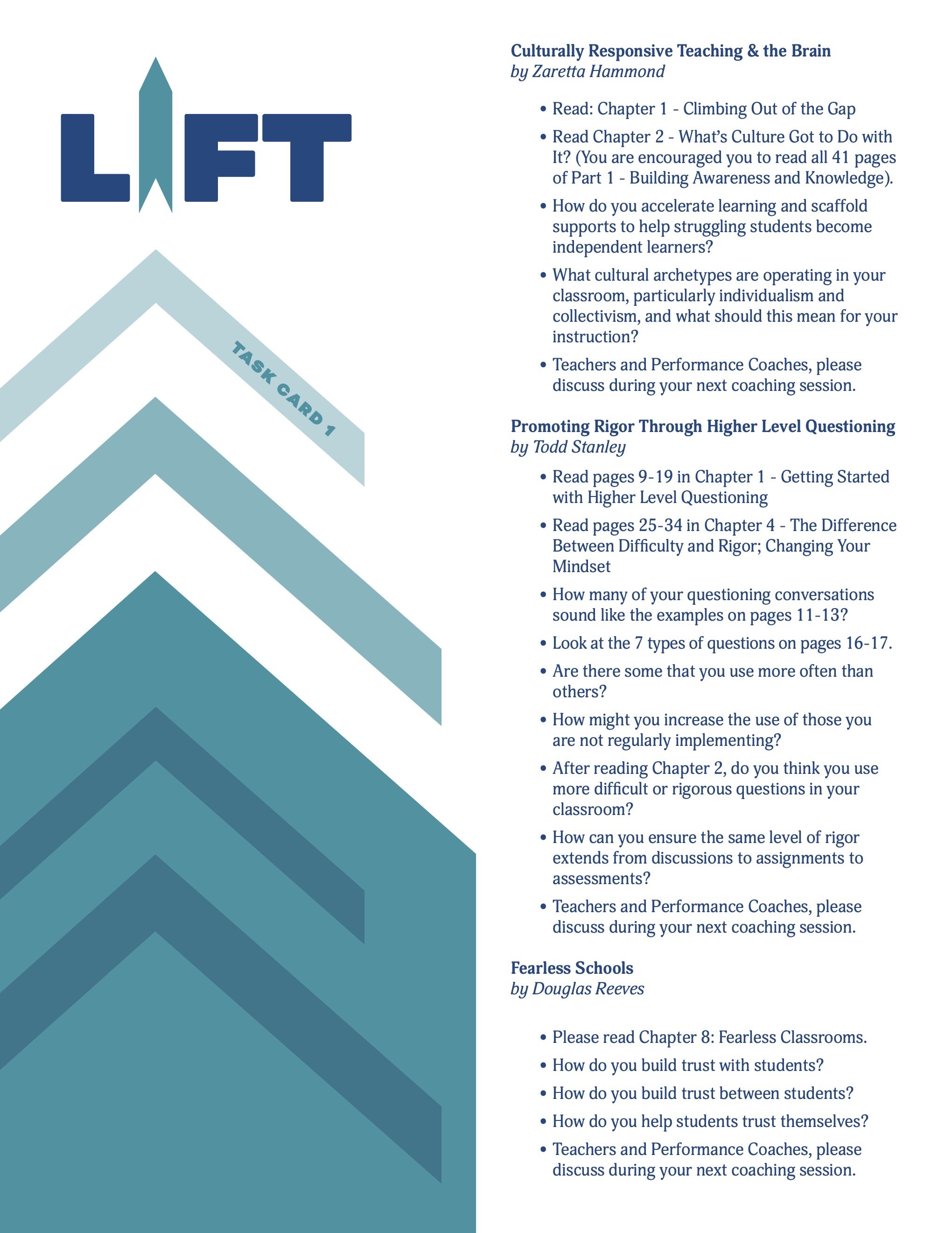 LIFT Task Card 1 2023-24