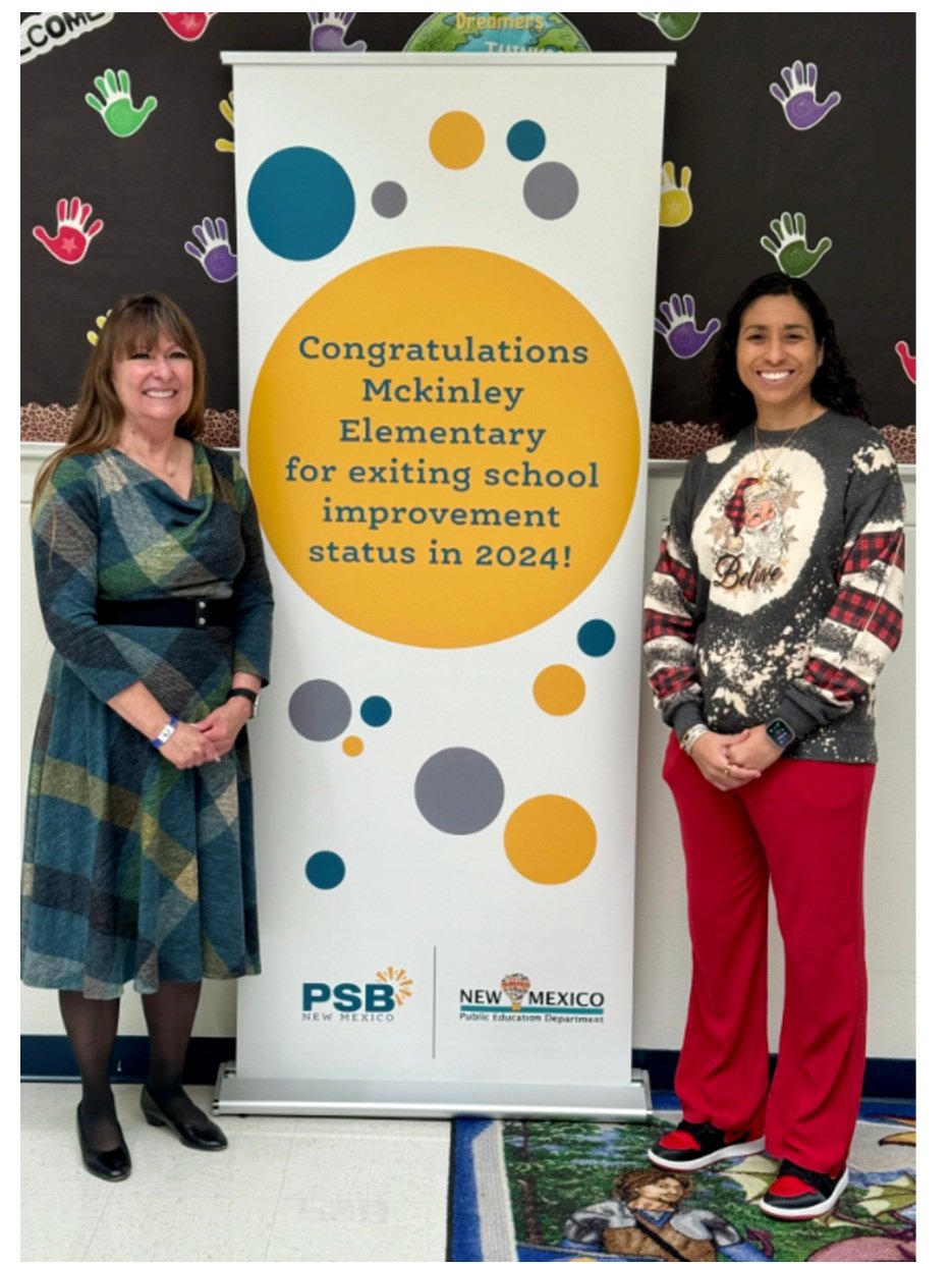 Mckinley Elementary: Becky Ferris, Principal; Melissa Vigil, Assistant Principal